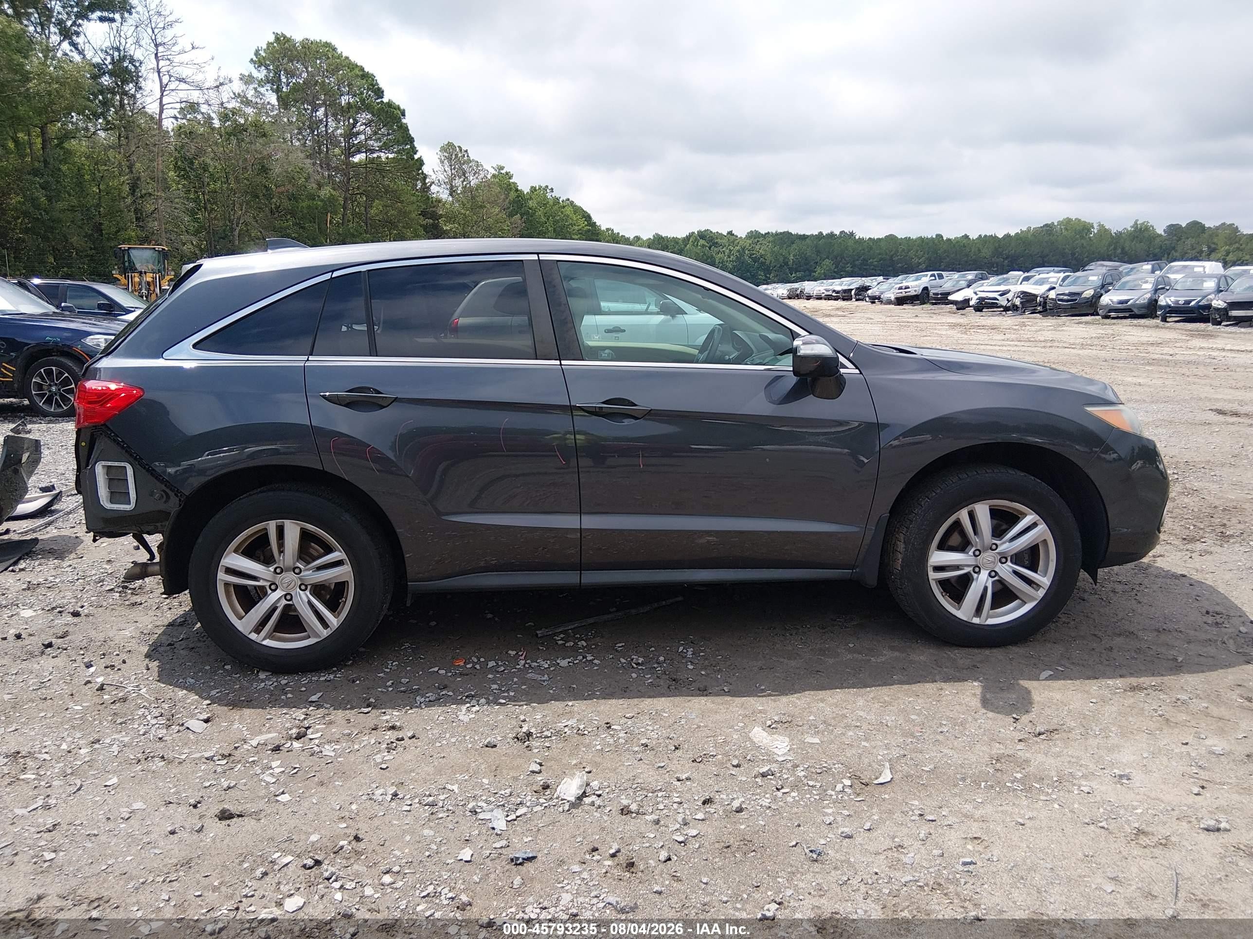 2013 Acura Rdx   Gray vin: 5J8TB4H57DL007452