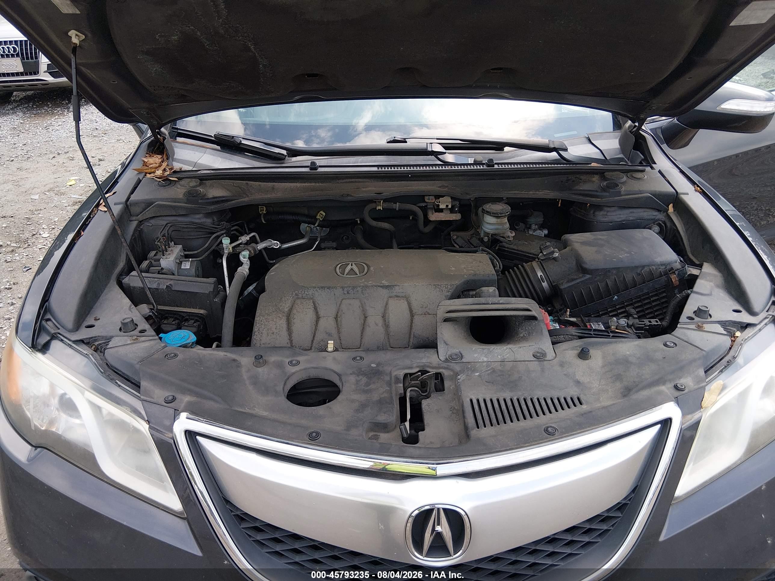 2013 Acura Rdx   Gray vin: 5J8TB4H57DL007452