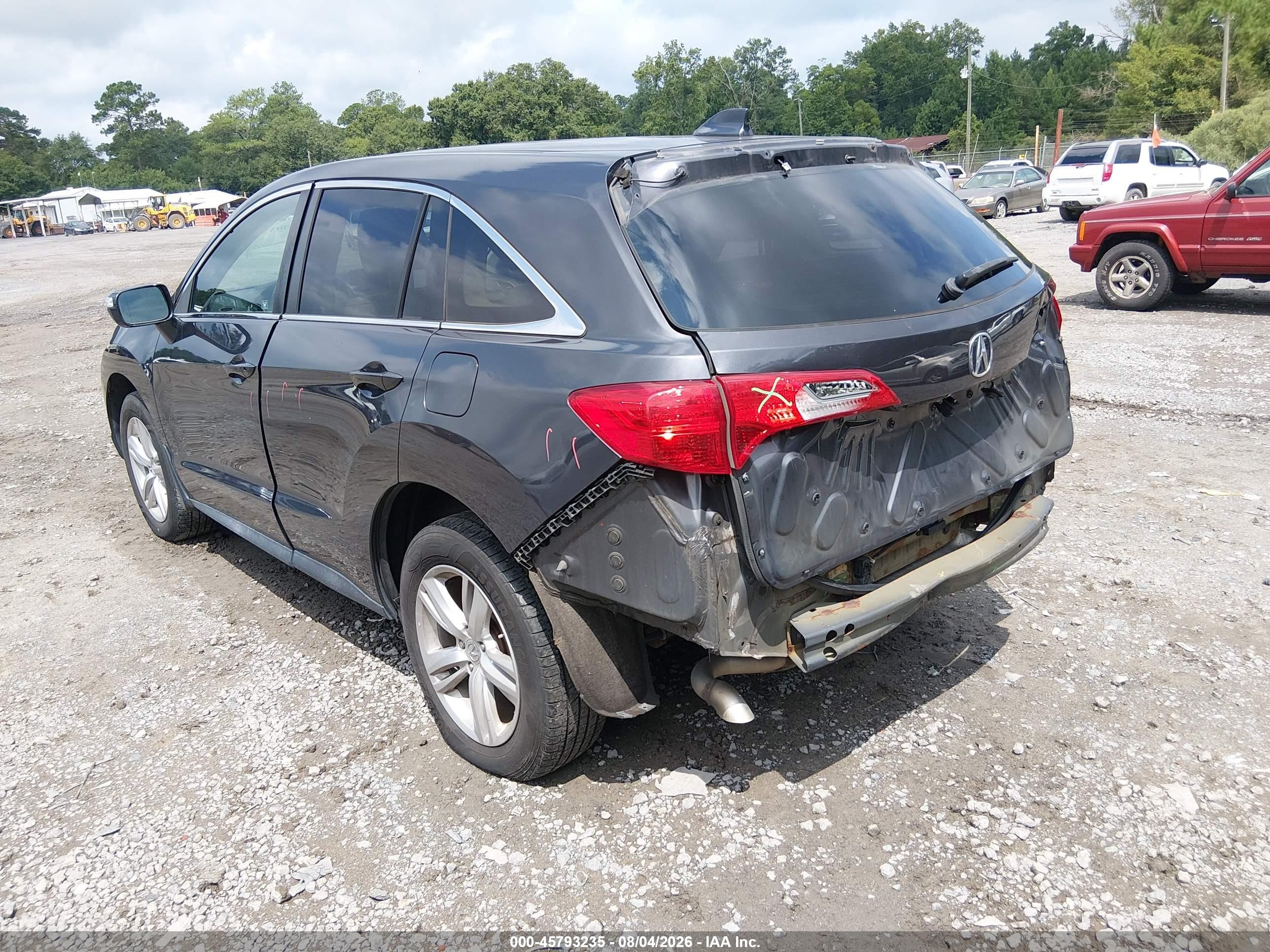 2013 Acura Rdx   Gray vin: 5J8TB4H57DL007452