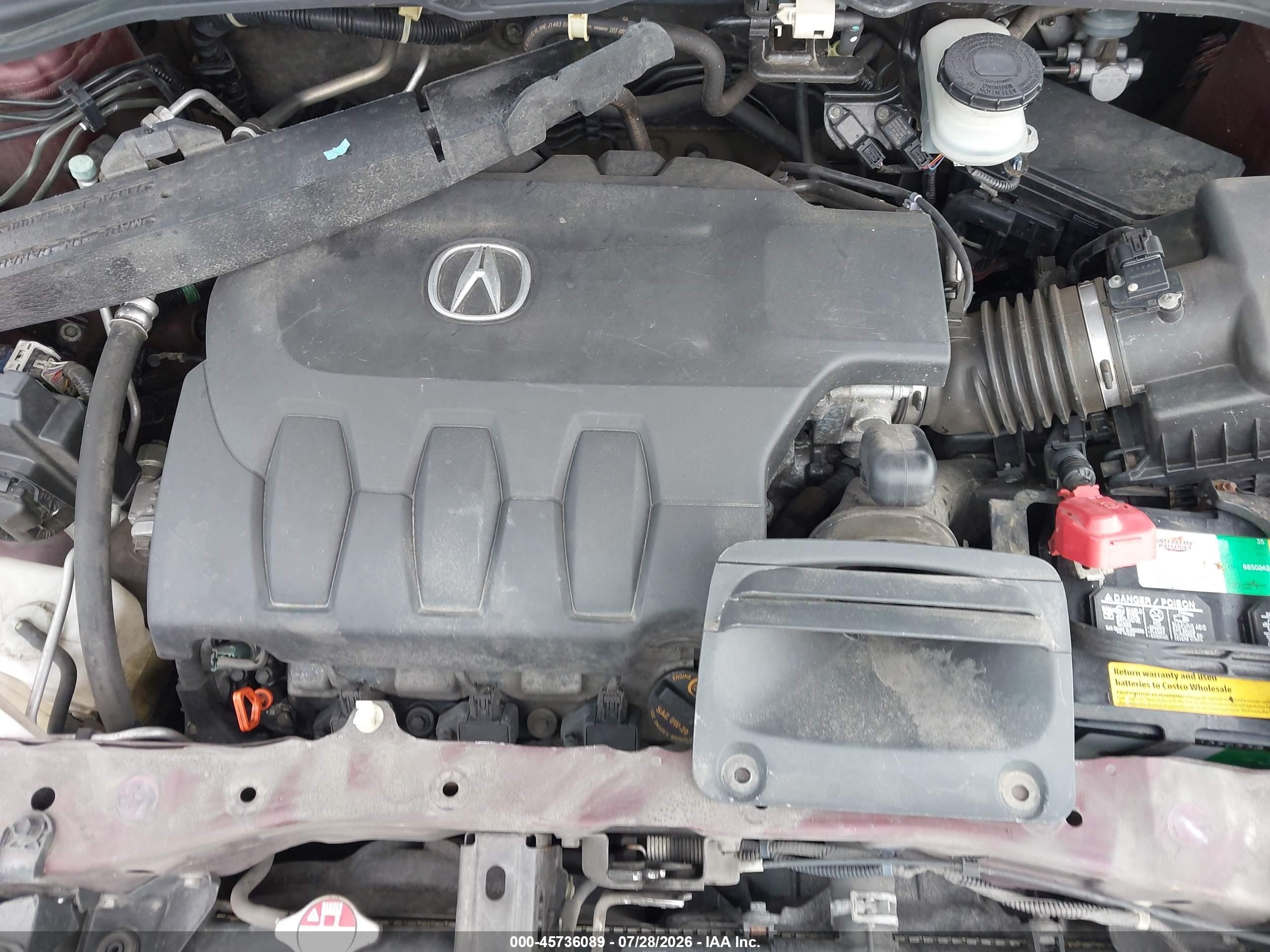 2013 Acura Rdx   Темно-бордовый vin: 5J8TB4H57DL013476