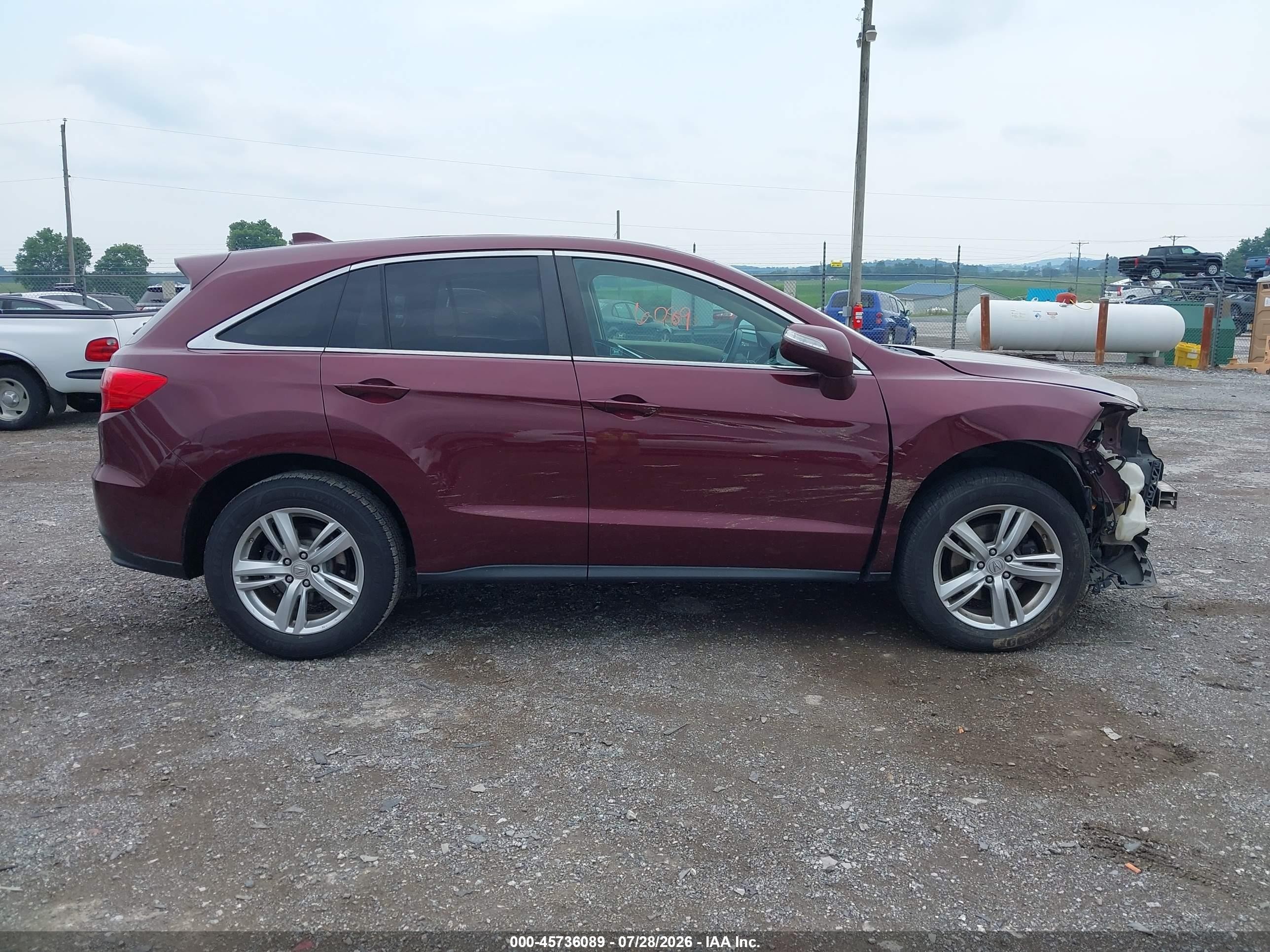 2013 Acura Rdx   Темно-бордовый vin: 5J8TB4H57DL013476