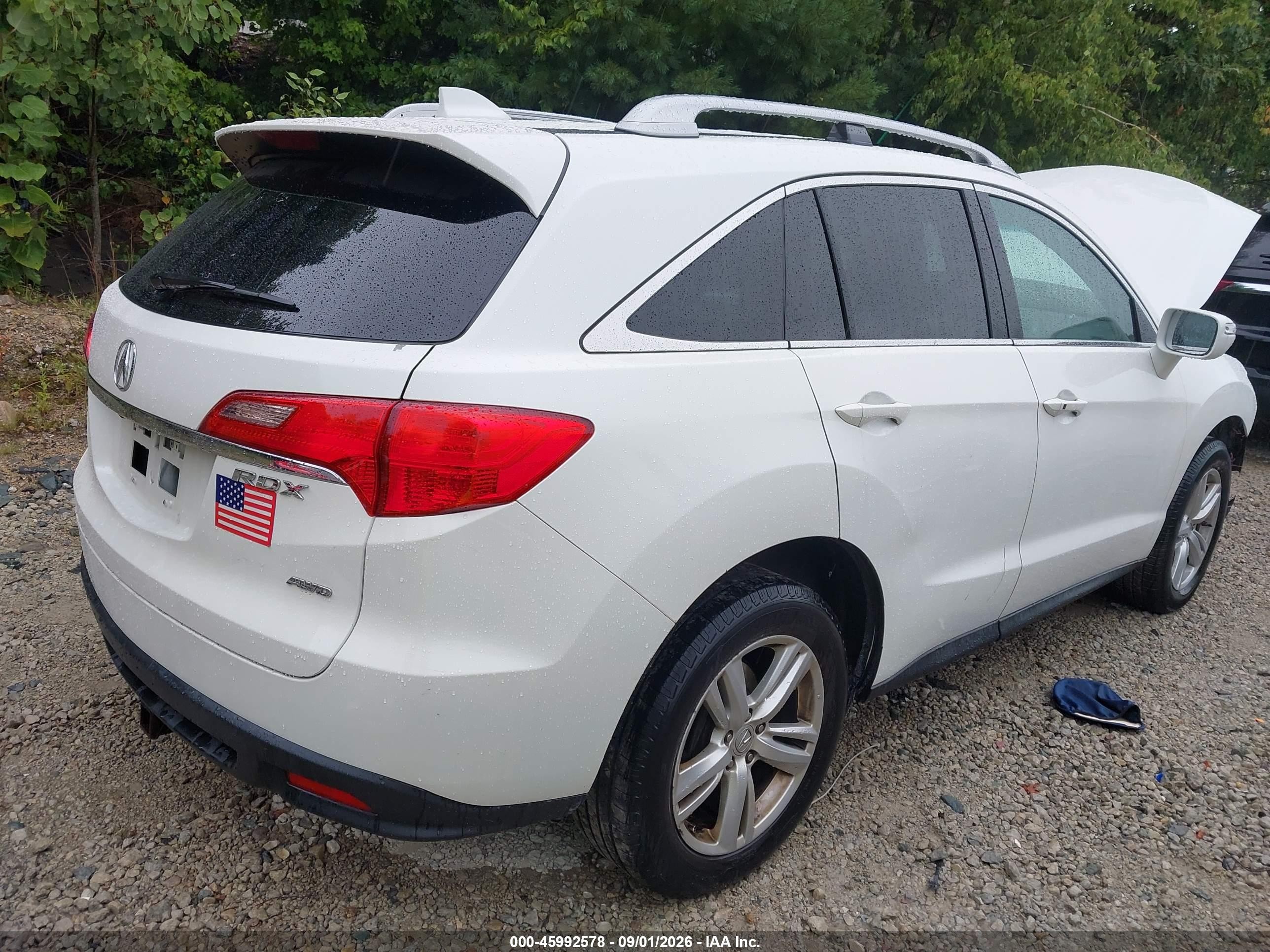2013 Acura Rdx   White vin: 5J8TB4H57DL021352