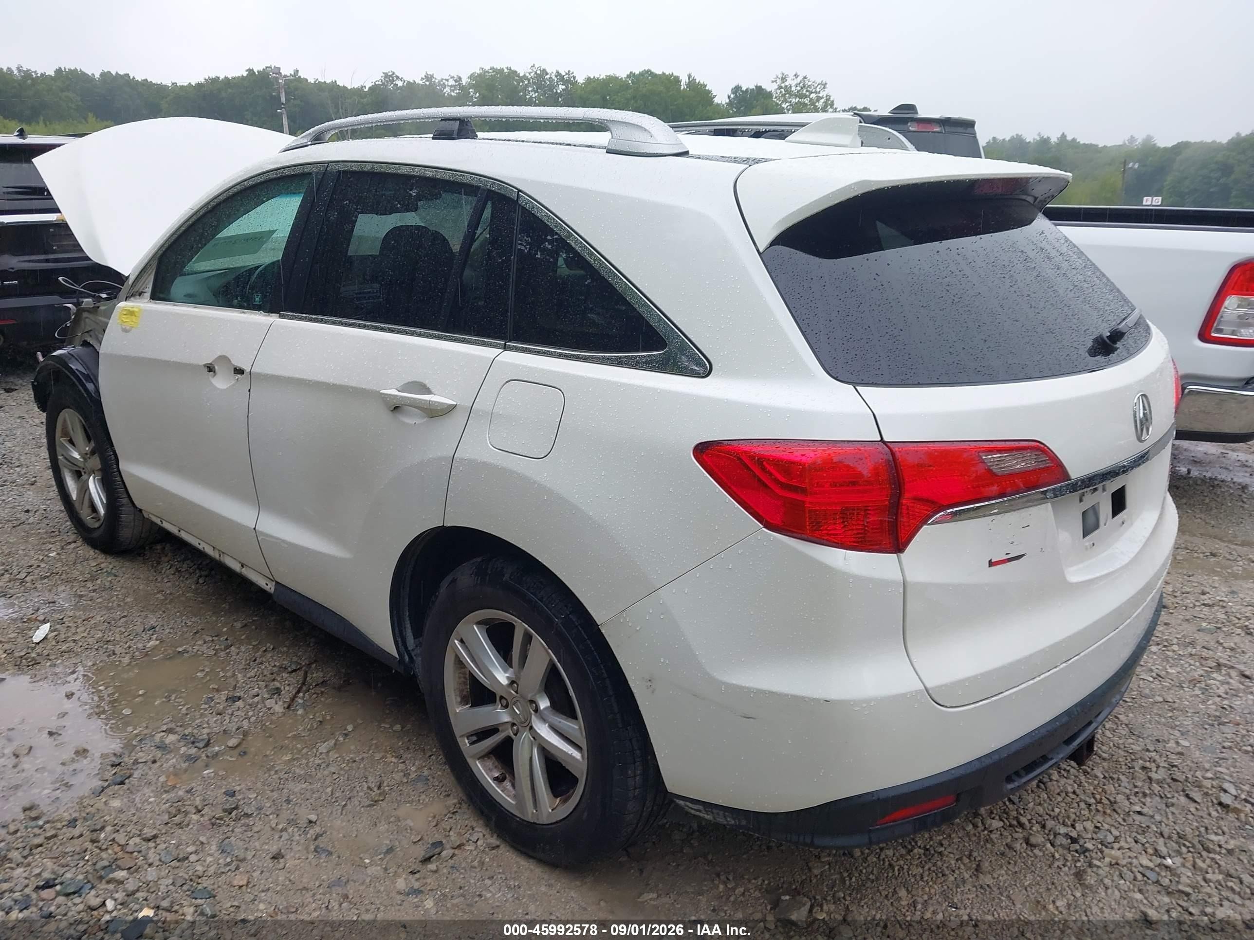2013 Acura Rdx   White vin: 5J8TB4H57DL021352