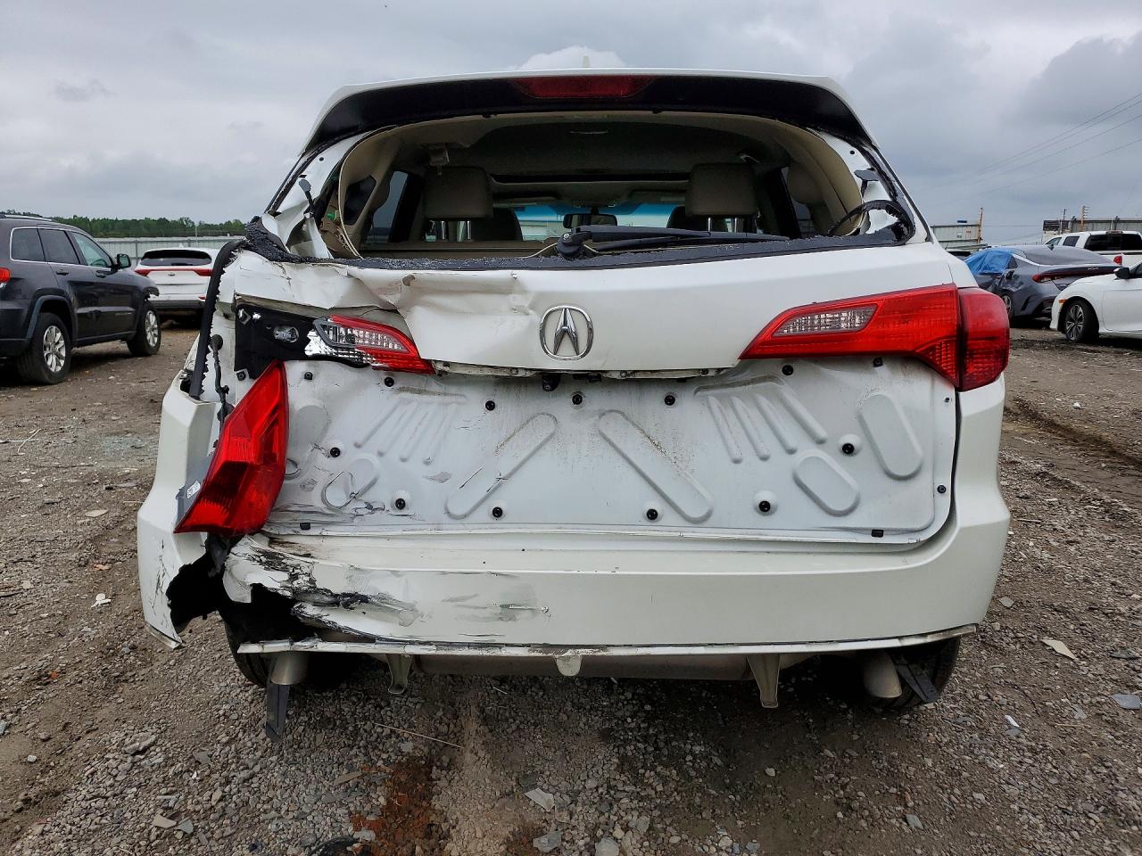 2014 Acura Rdx Technology White vin: 5J8TB4H57EL007596
