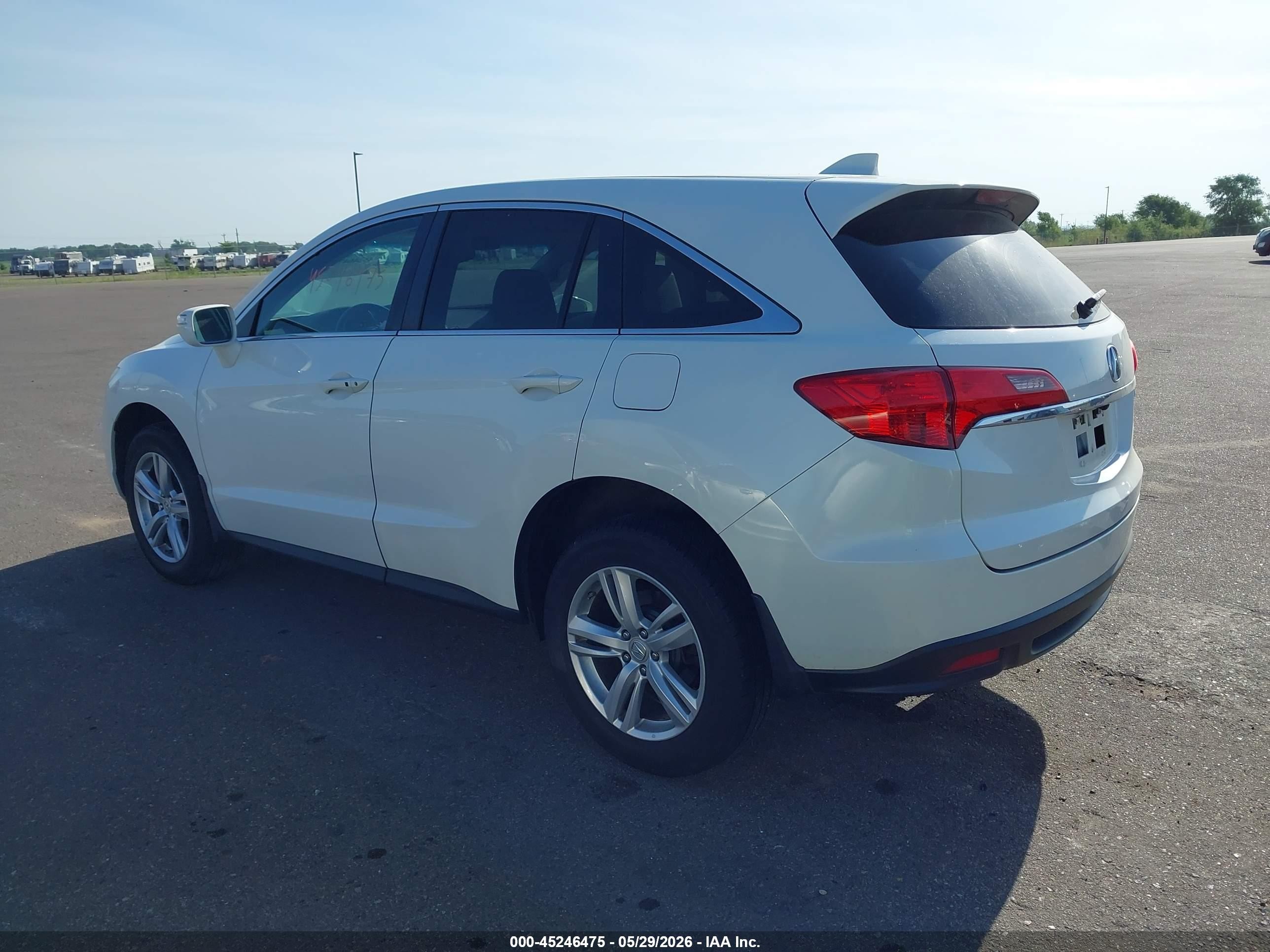 2015 Acura Rdx White vin: 5J8TB4H57FL004909