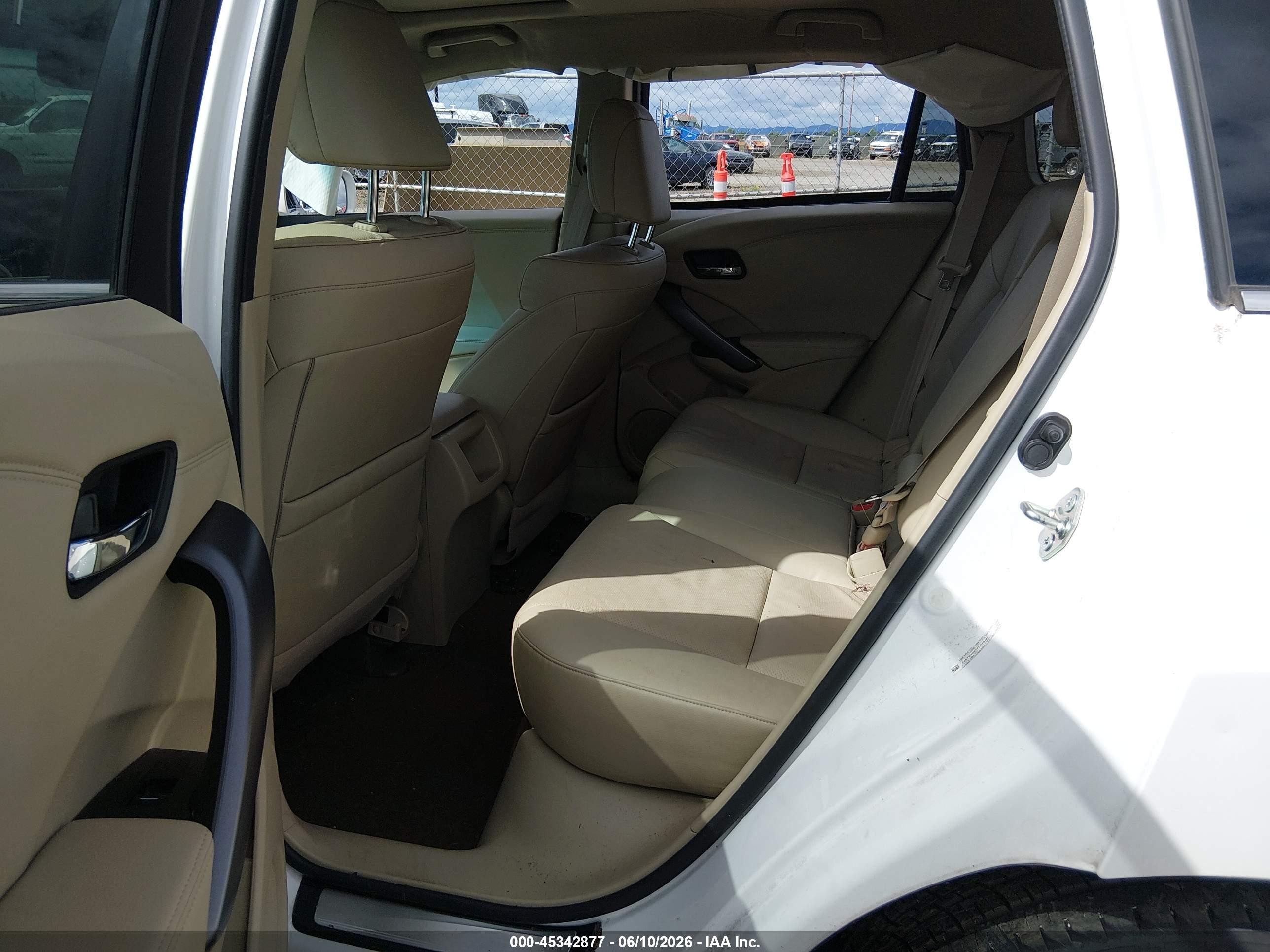 2015 Acura Rdx   White vin: 5J8TB4H57FL008166