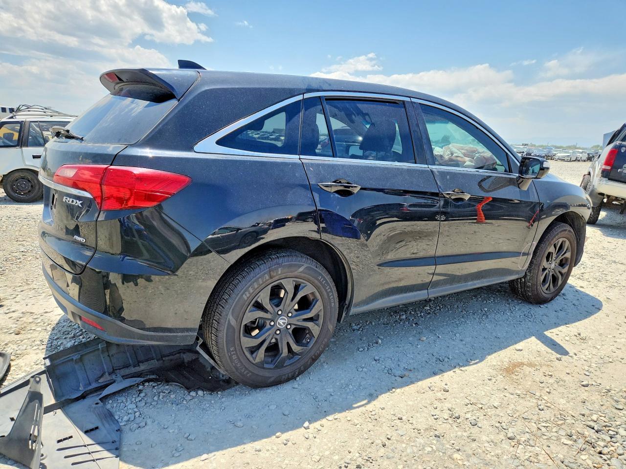 2015 Acura Rdx Technology Черный vin: 5J8TB4H57FL016364