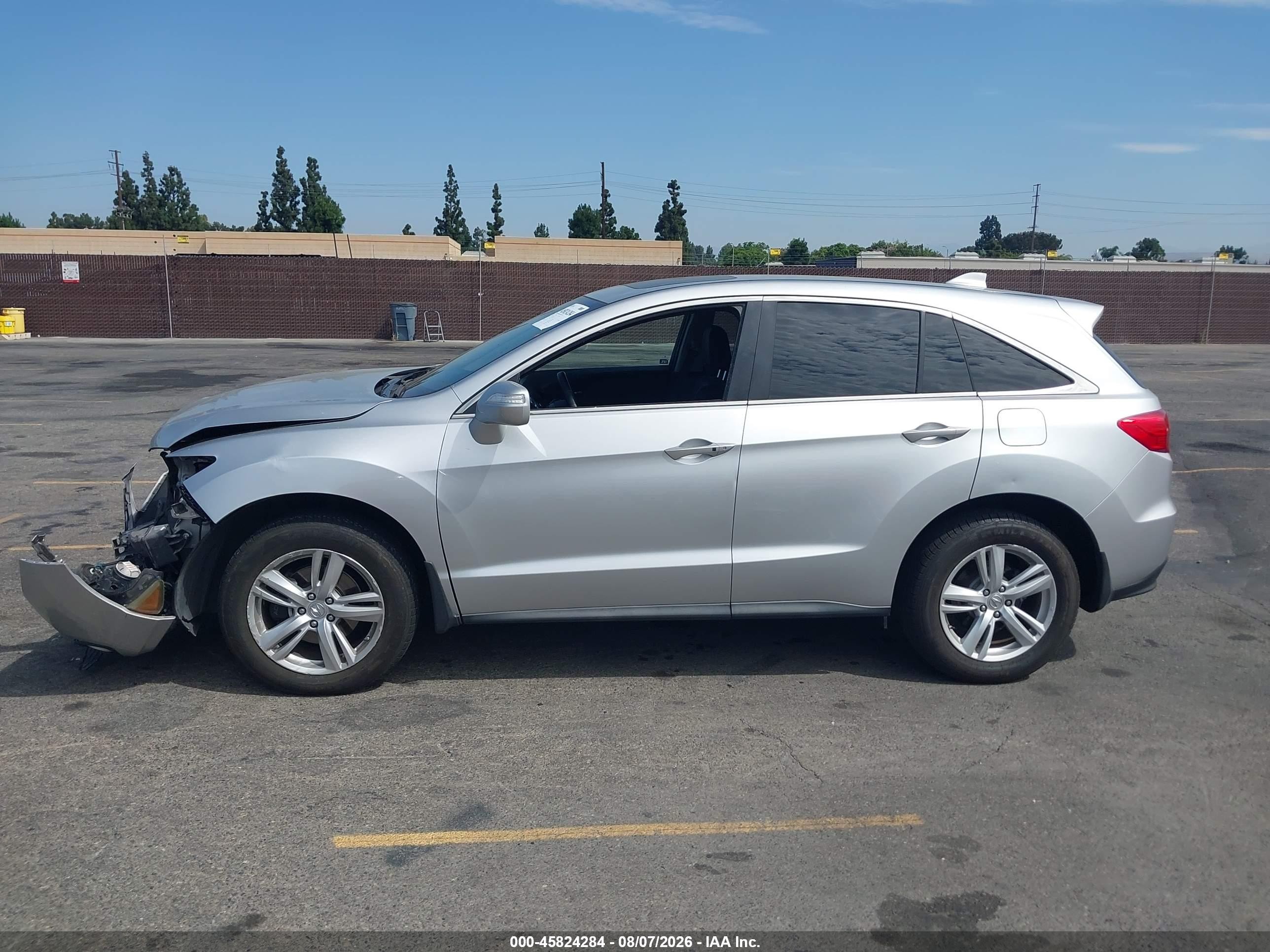 2015 Acura Rdx   Silver vin: 5J8TB4H57FL022746