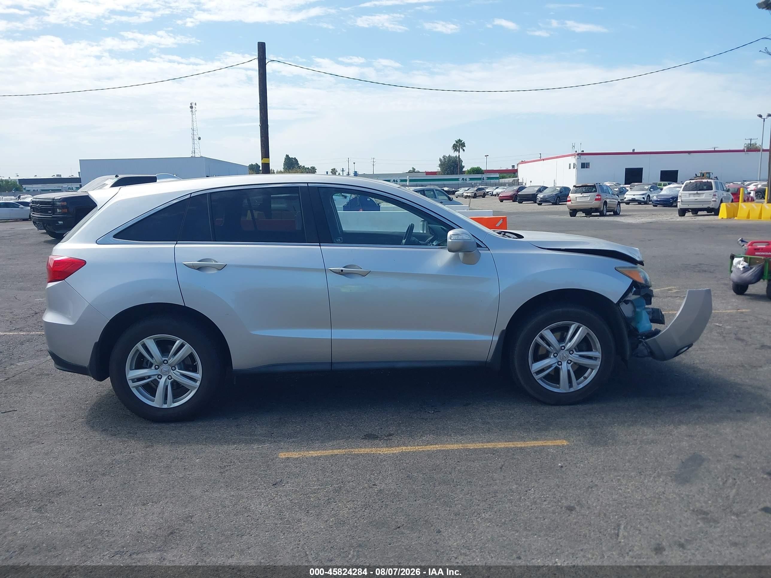 2015 Acura Rdx   Silver vin: 5J8TB4H57FL022746