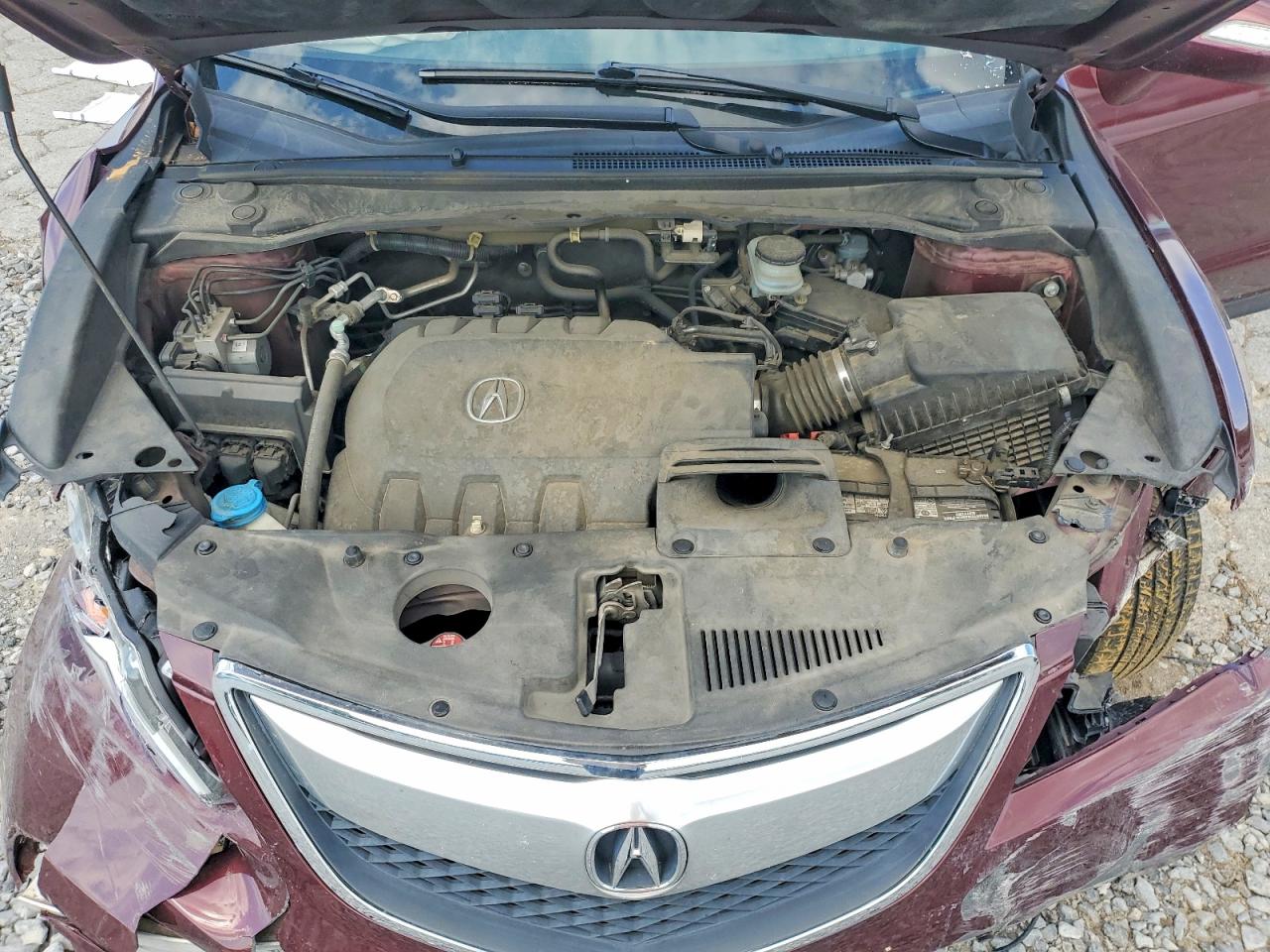 2015 Acura Rdx Technology Burgundy vin: 5J8TB4H57FL026912
