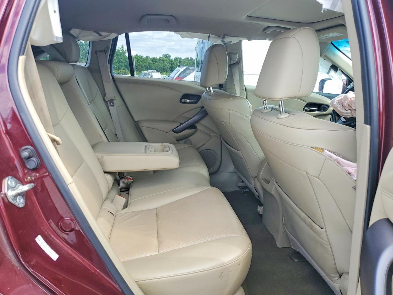 2015 Acura Rdx Technology Burgundy vin: 5J8TB4H57FL026912