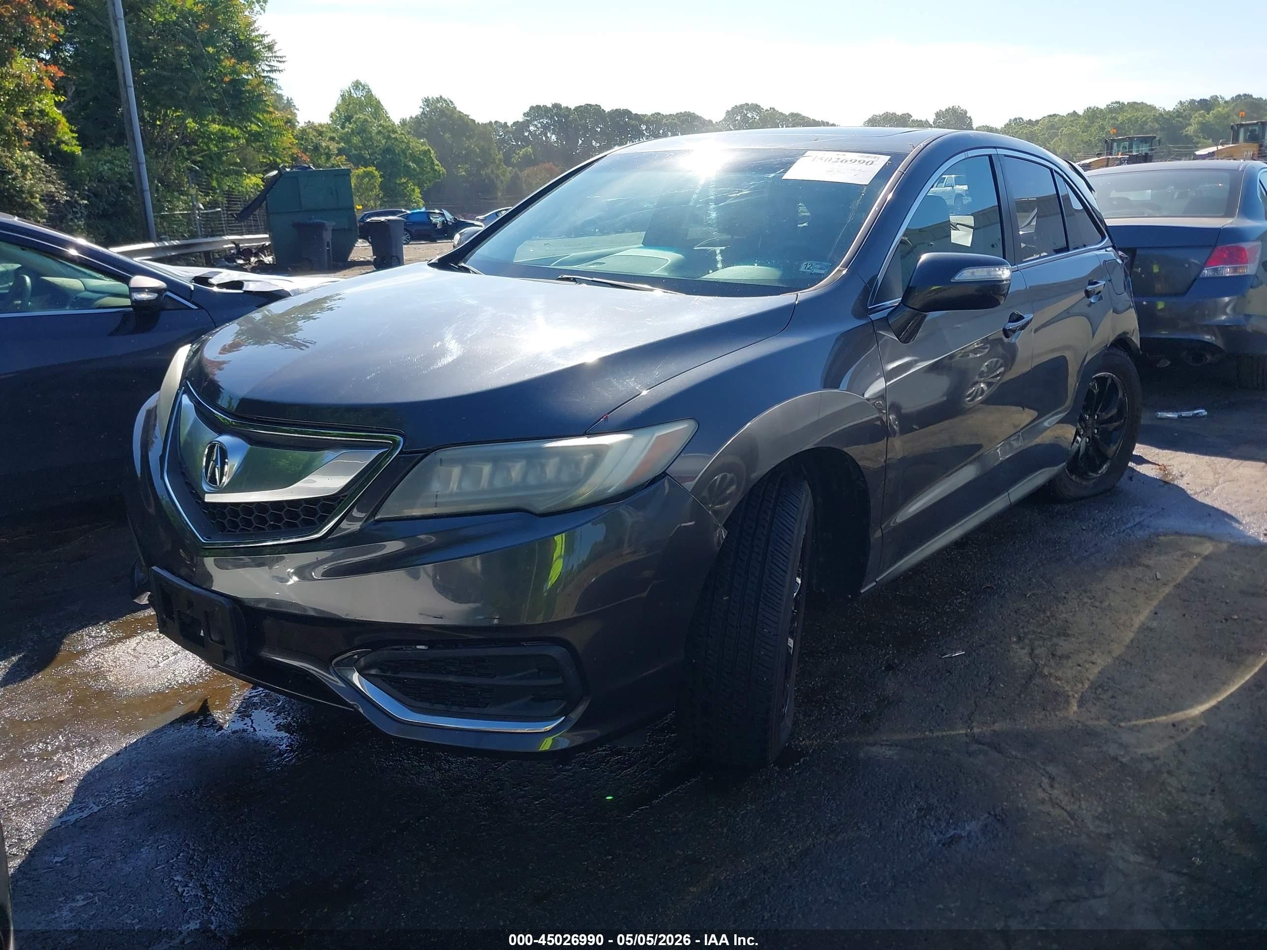 2016 Acura Rdx Technology   Acurawatch Plus Packages/technology Package Gray vin: 5J8TB4H57GL010744