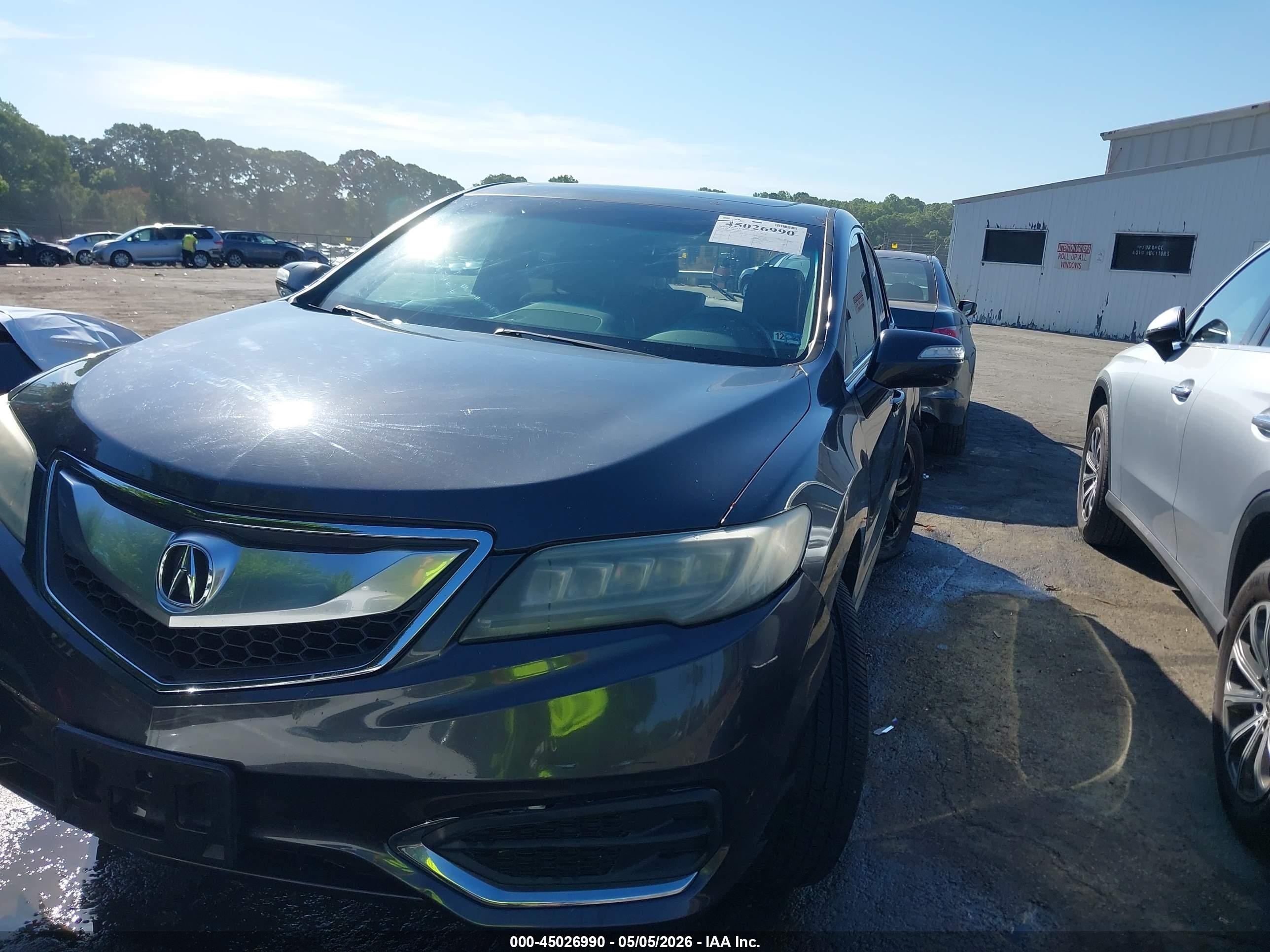 2016 Acura Rdx Technology   Acurawatch Plus Packages/technology Package Gray vin: 5J8TB4H57GL010744