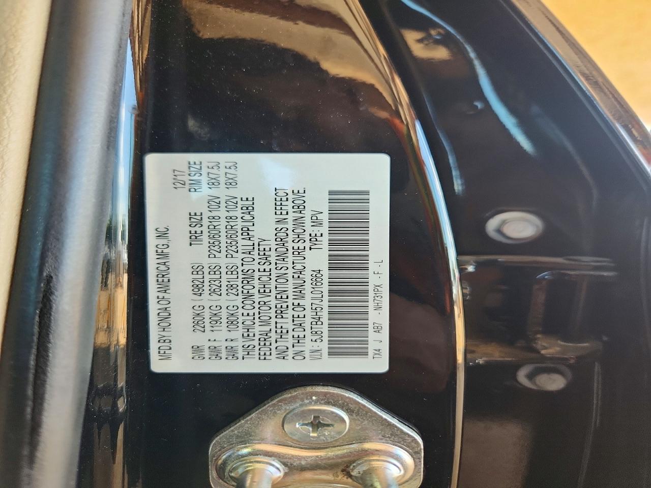 2018 Acura Rdx Technology Black vin: 5J8TB4H57JL016664