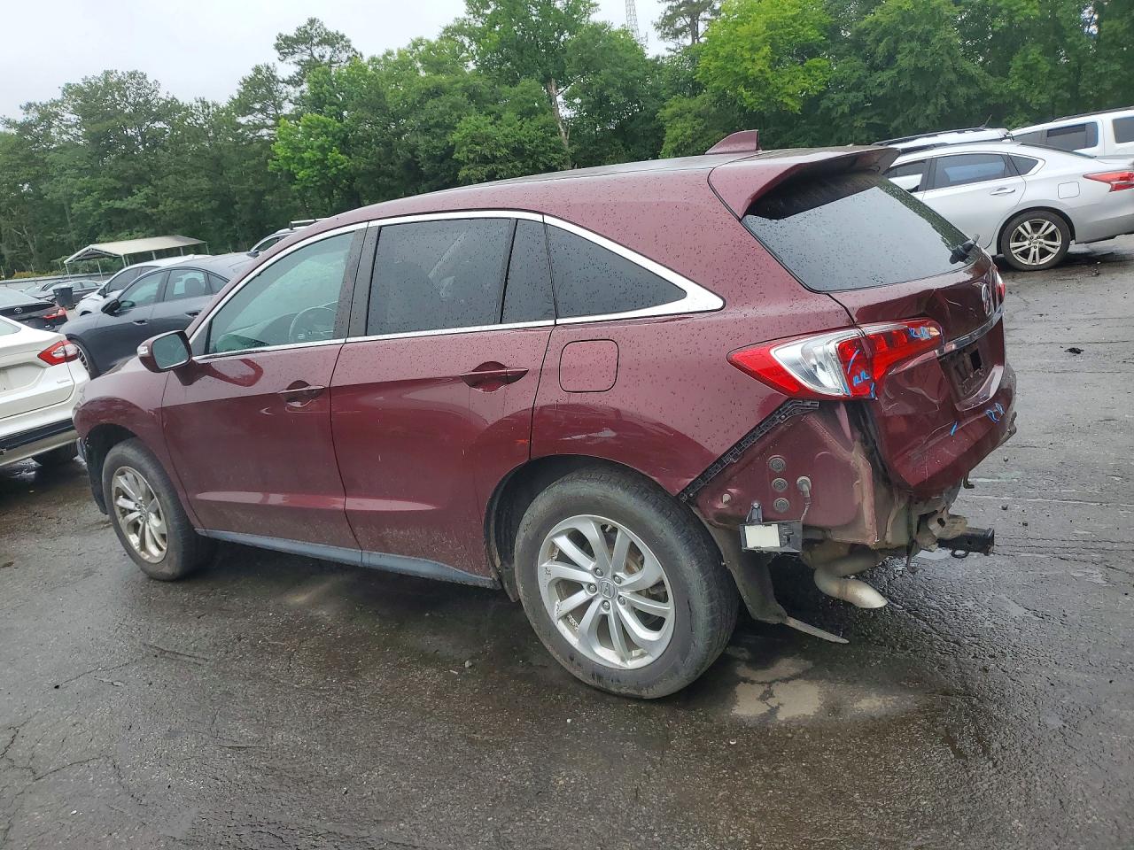 2018 Acura Rdx Technology Burgundy vin: 5J8TB4H57JL018270