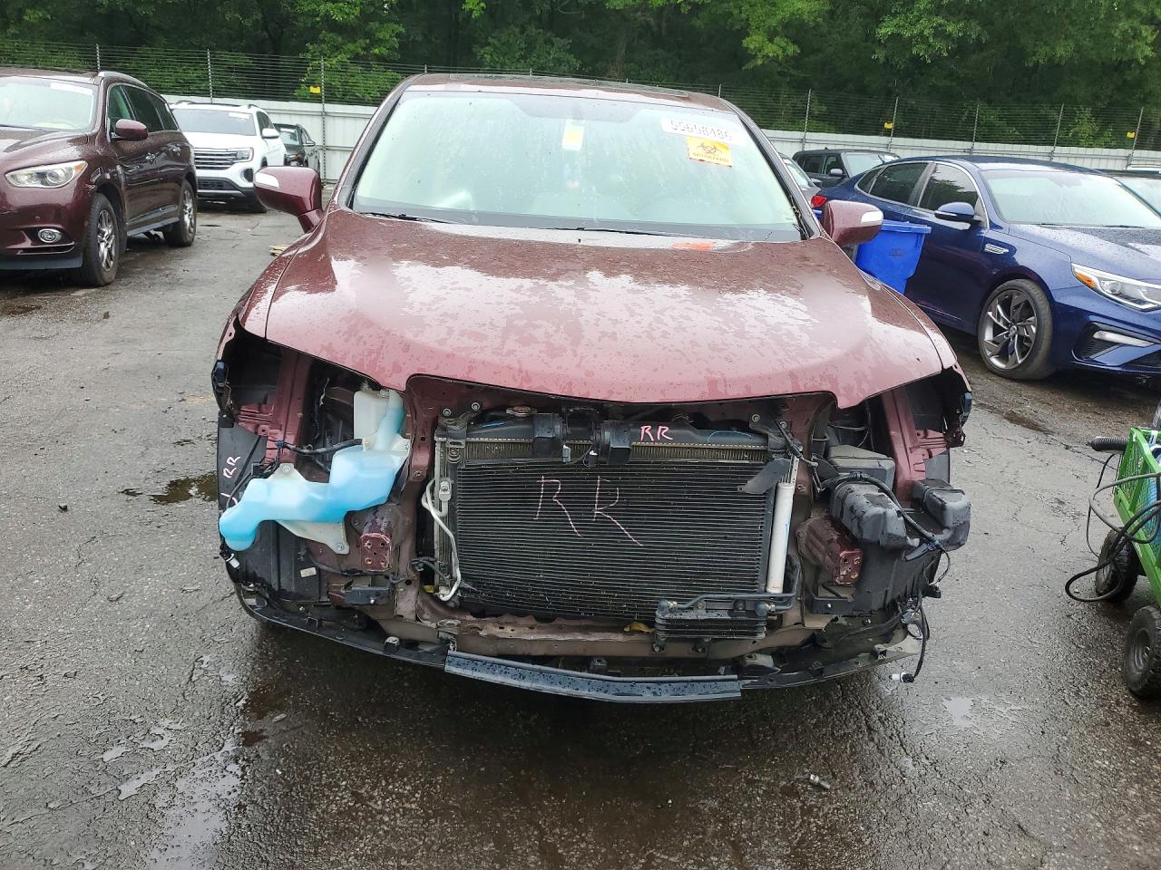 2018 Acura Rdx Technology Burgundy vin: 5J8TB4H57JL018270