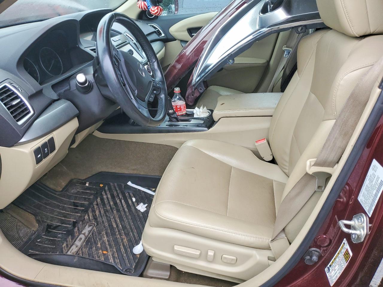 2018 Acura Rdx Technology Burgundy vin: 5J8TB4H57JL018270