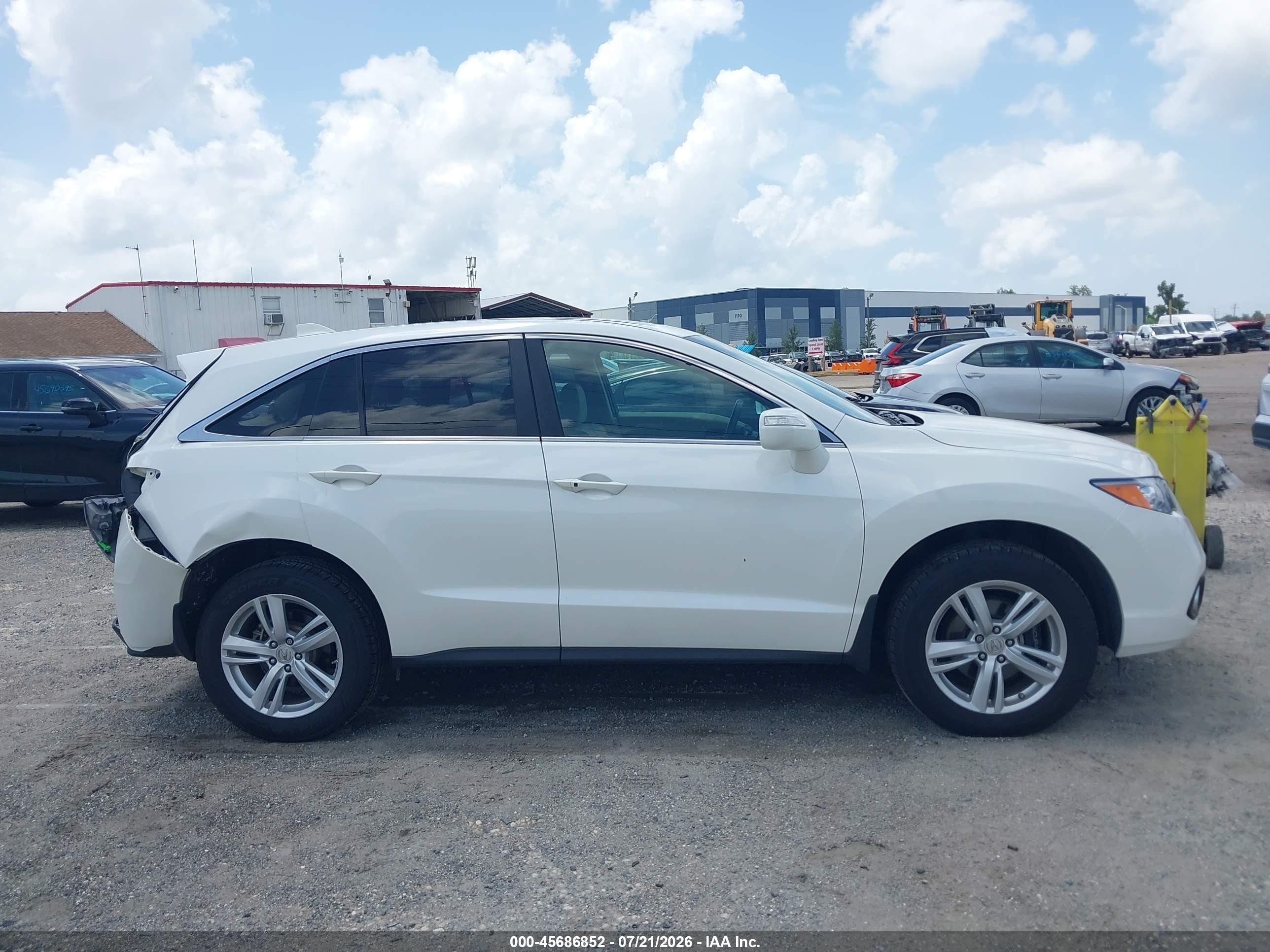 2014 Acura Rdx   White vin: 5J8TB4H58EL013519