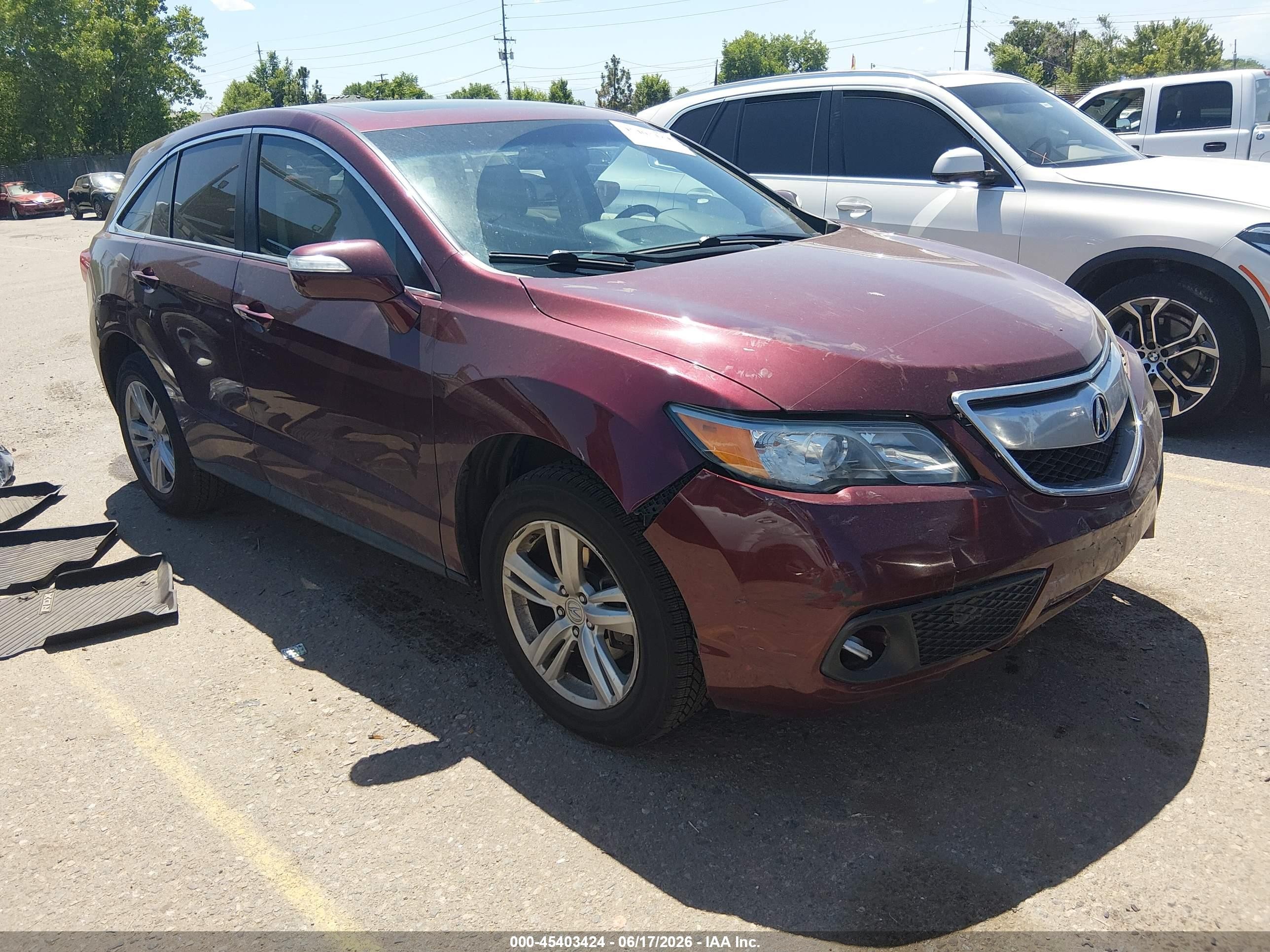 2015 Acura Rdx   Maroon vin: 5J8TB4H58FL016955