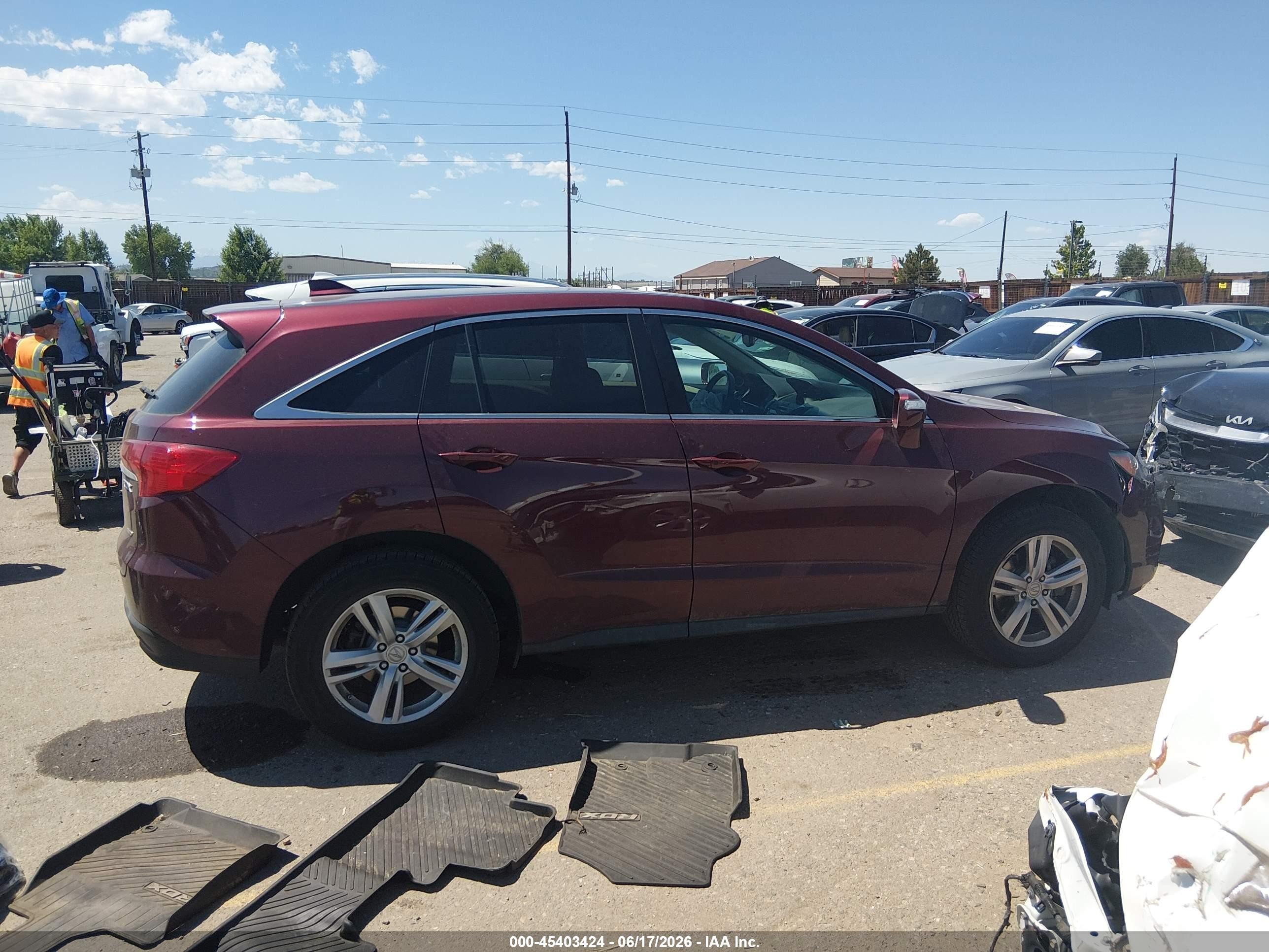 2015 Acura Rdx   Maroon vin: 5J8TB4H58FL016955