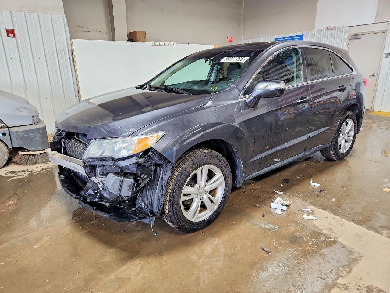 2015 Acura Rdx Technology Gray vin: 5J8TB4H58FL023064