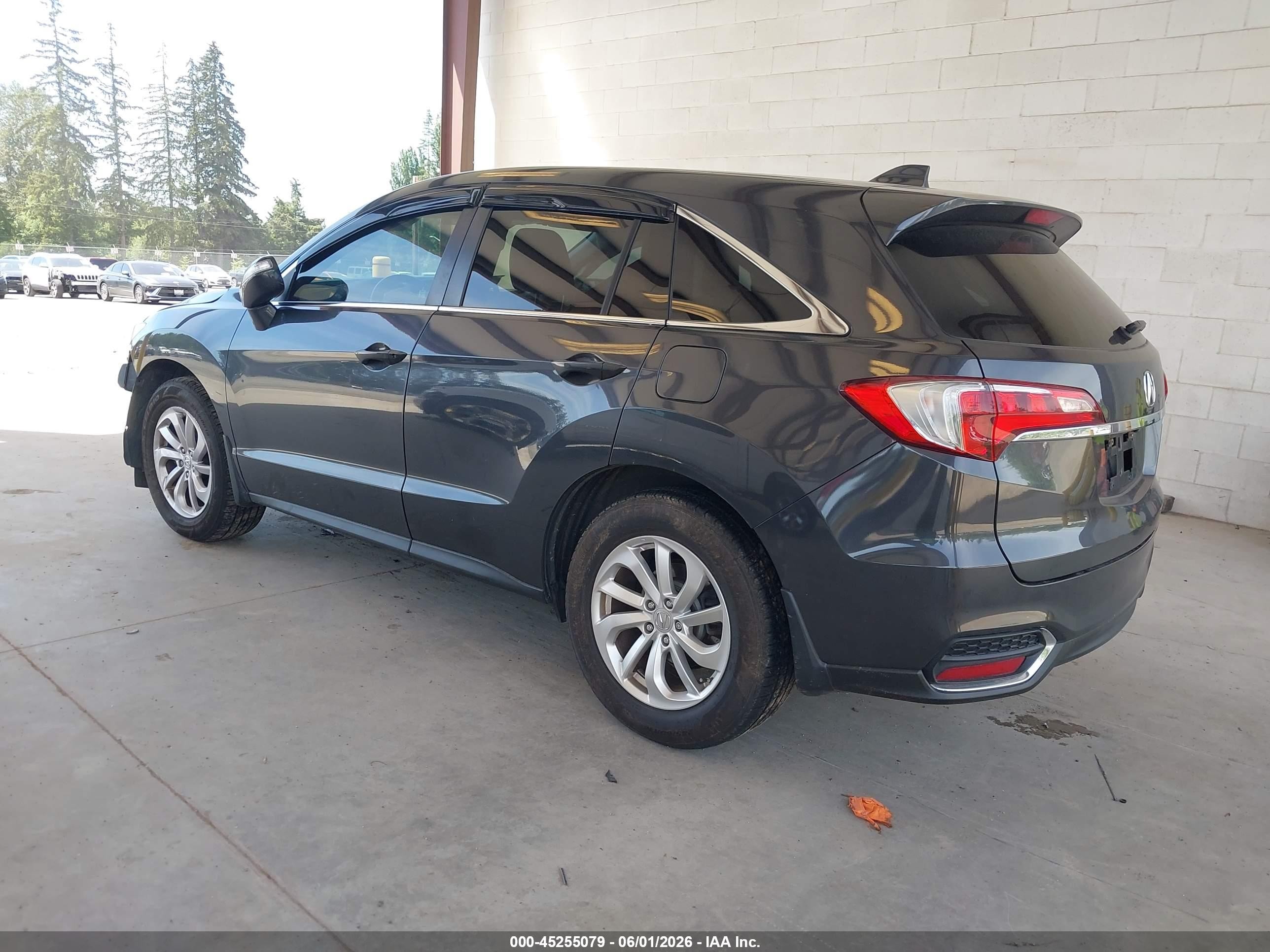 2016 Acura Rdx Technology   Acurawatch Plus Packages/technology Package Серый vin: 5J8TB4H58GL020215