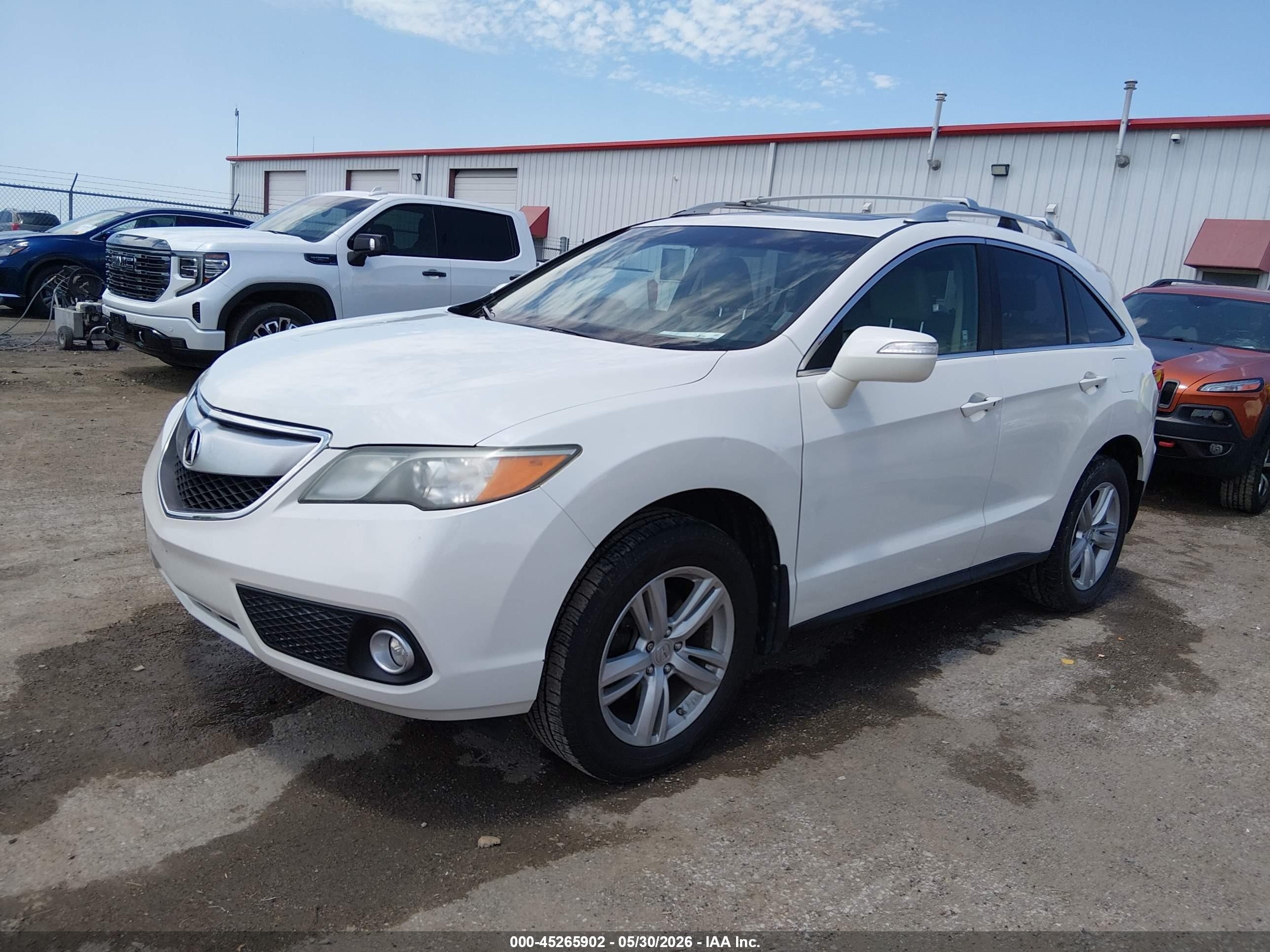 2013 Acura Rdx   White vin: 5J8TB4H59DL005265