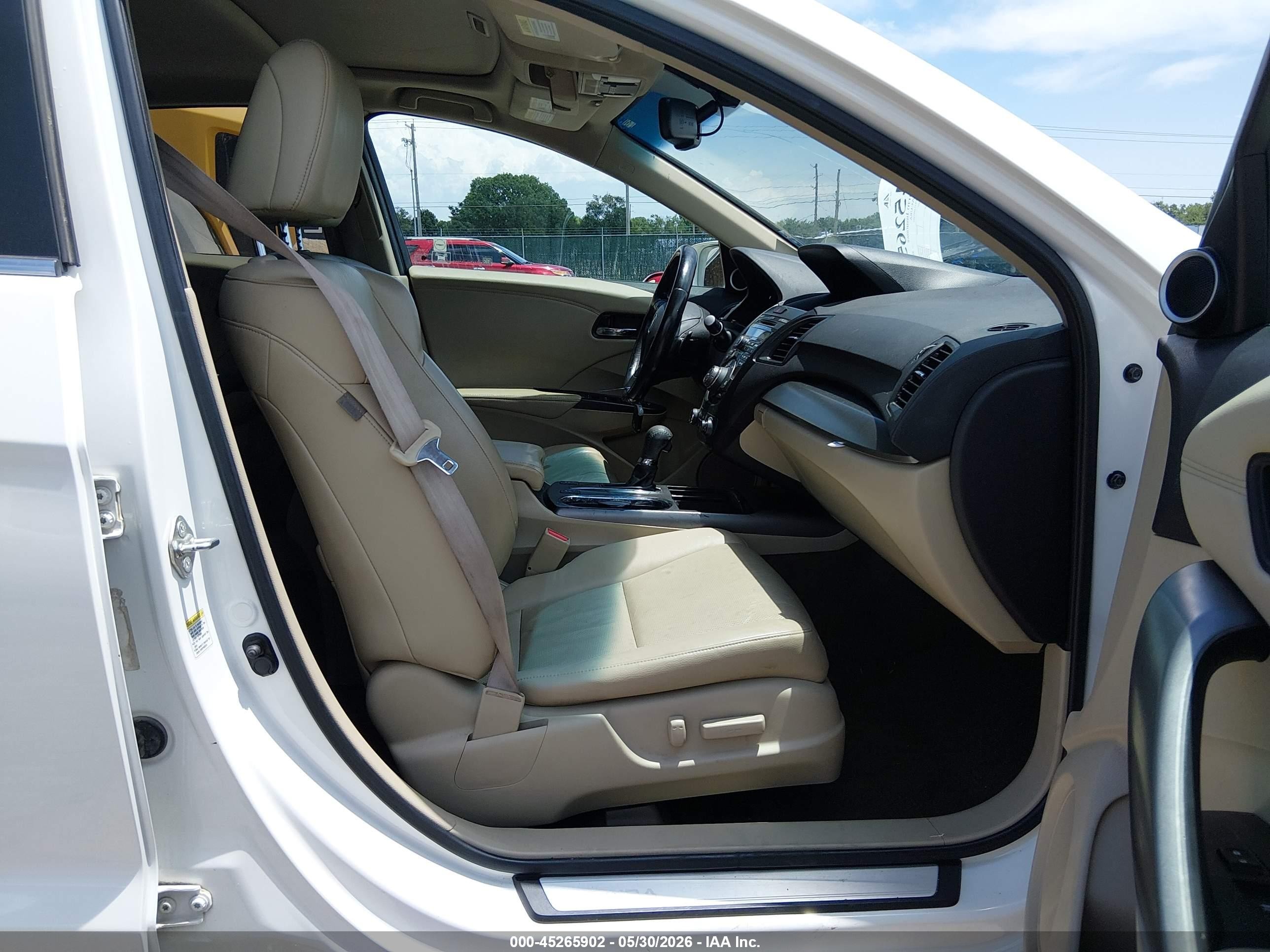 2013 Acura Rdx   White vin: 5J8TB4H59DL005265