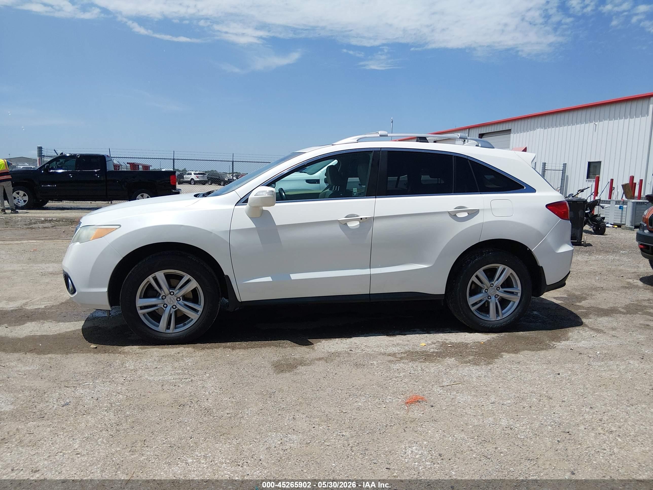 2013 Acura Rdx   White vin: 5J8TB4H59DL005265