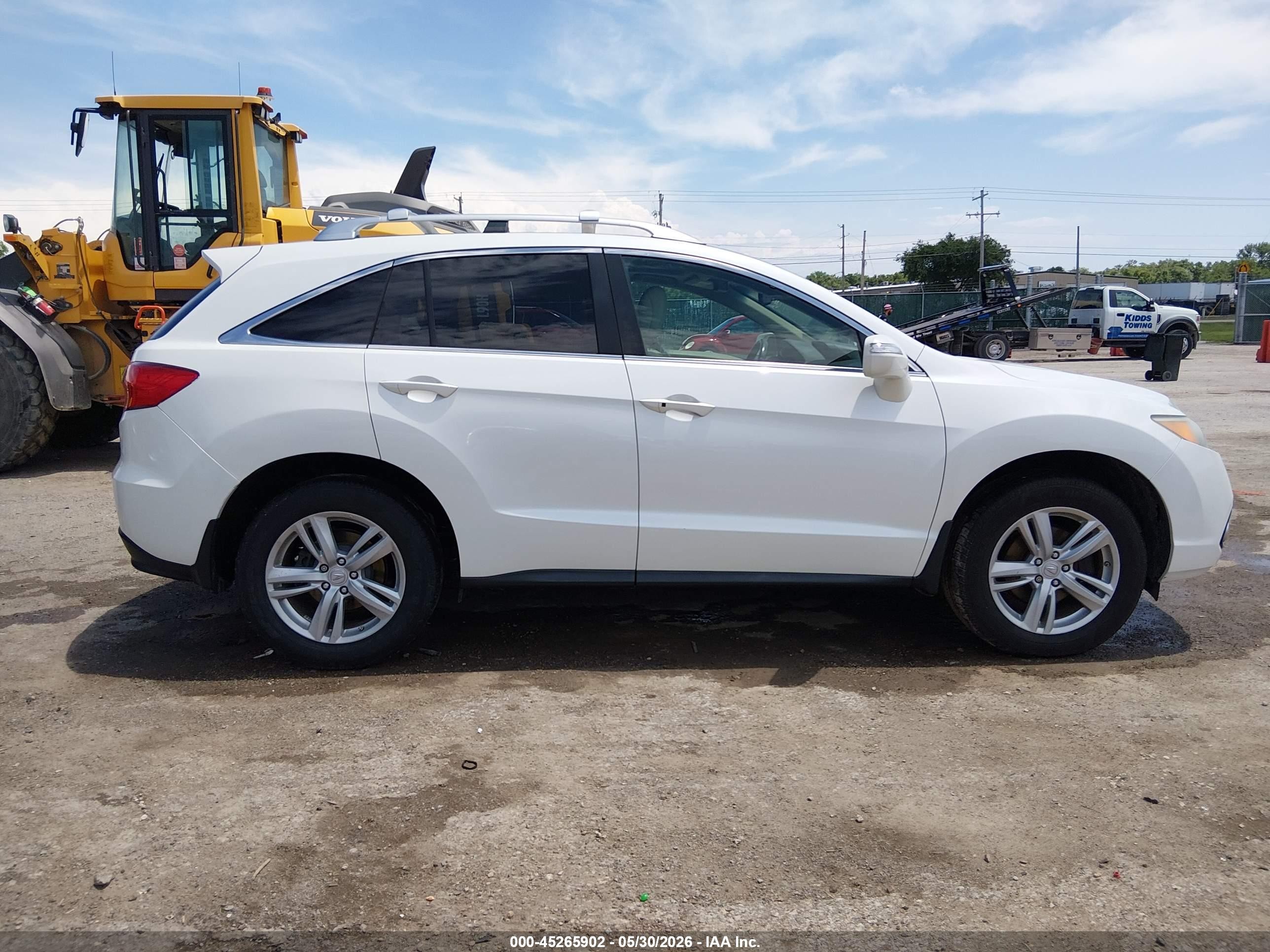 2013 Acura Rdx   White vin: 5J8TB4H59DL005265