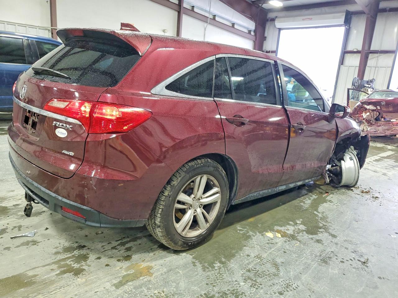 2013 Acura Rdx Technology Maroon vin: 5J8TB4H59DL009171