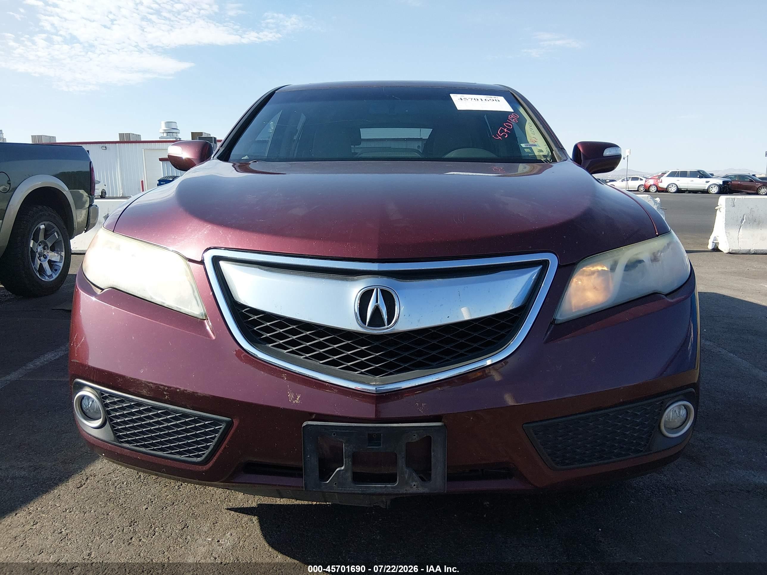 2014 Acura Rdx   Red vin: 5J8TB4H59EL025291