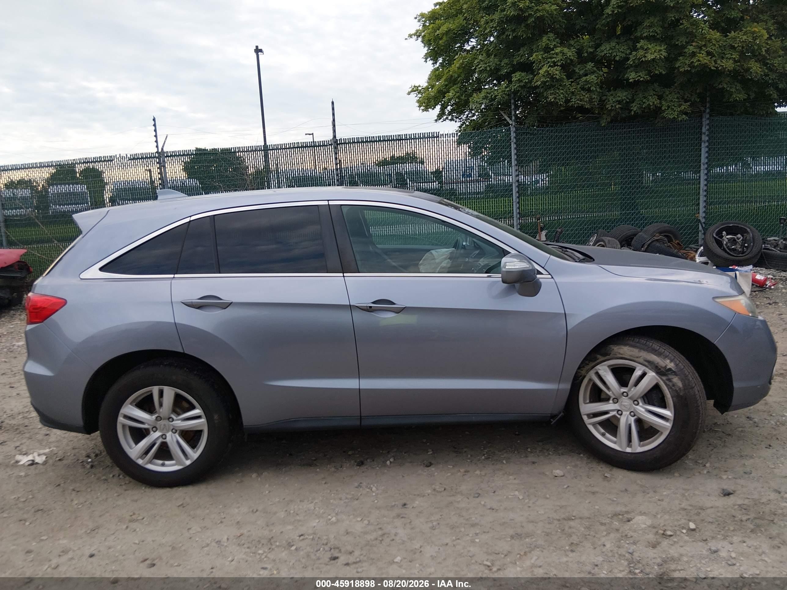2015 Acura Rdx   Gray vin: 5J8TB4H59FL009948