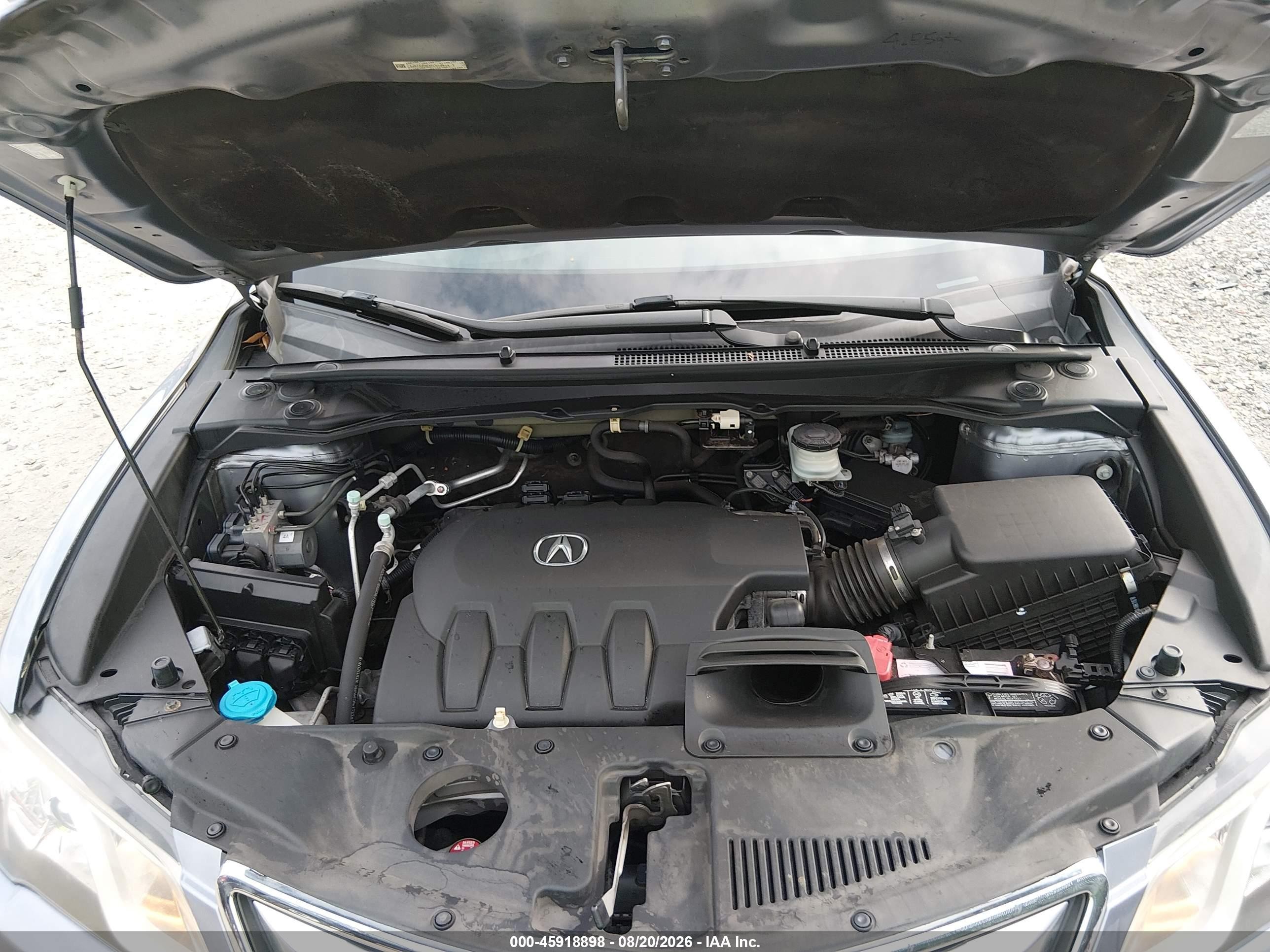 2015 Acura Rdx   Gray vin: 5J8TB4H59FL009948