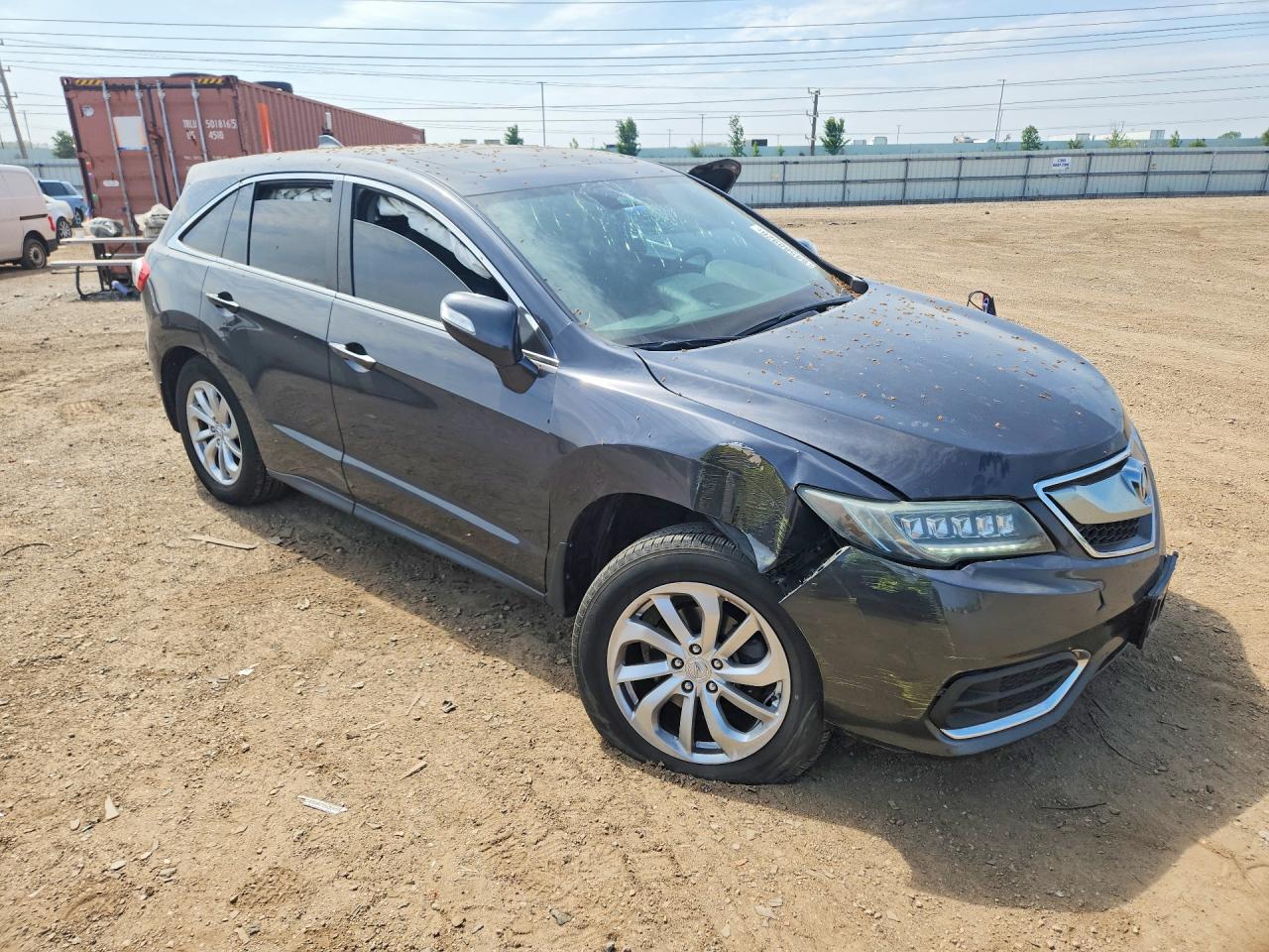 2016 Acura Rdx Technology Gray vin: 5J8TB4H59GL014472