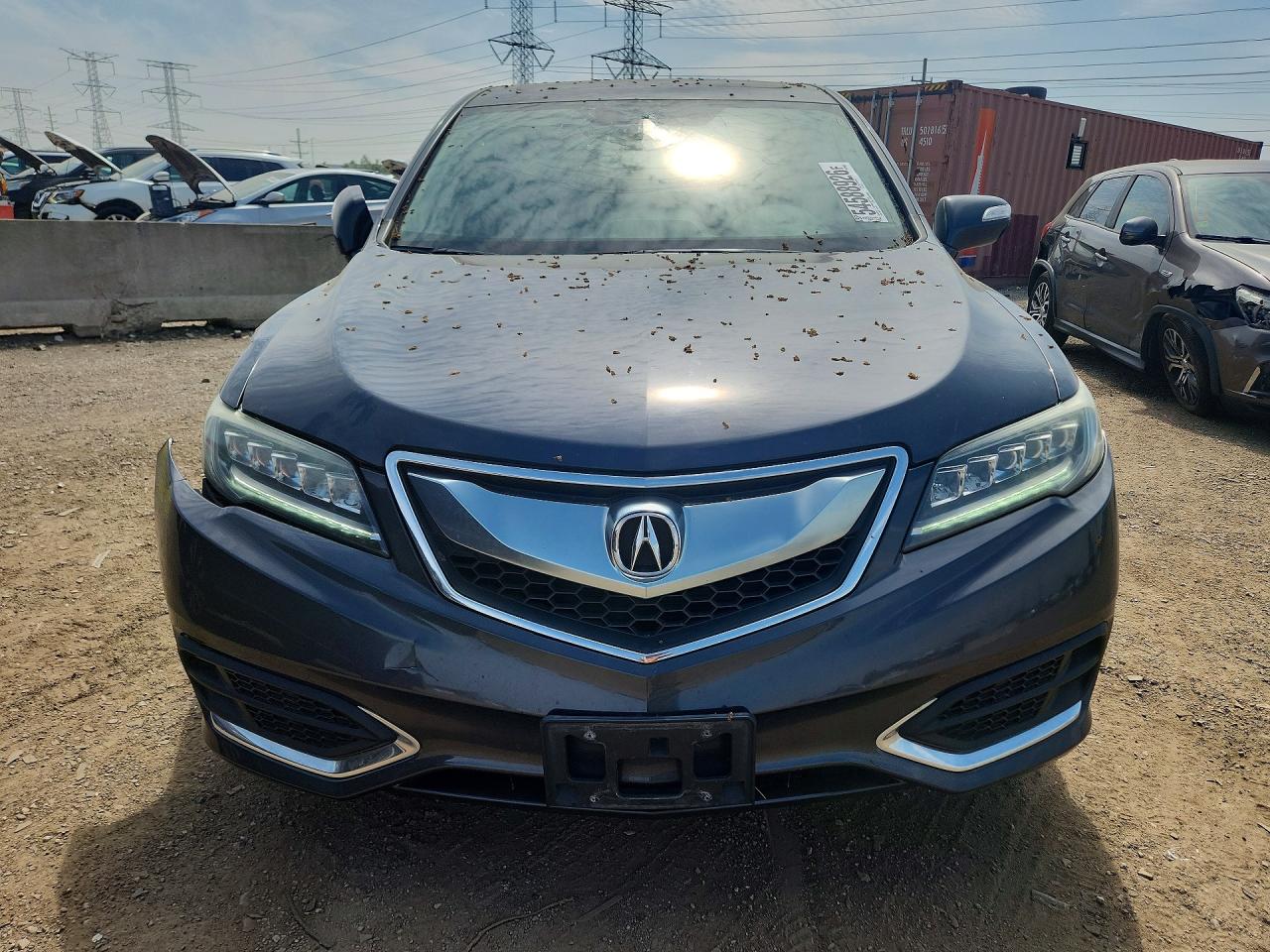 2016 Acura Rdx Technology Gray vin: 5J8TB4H59GL014472