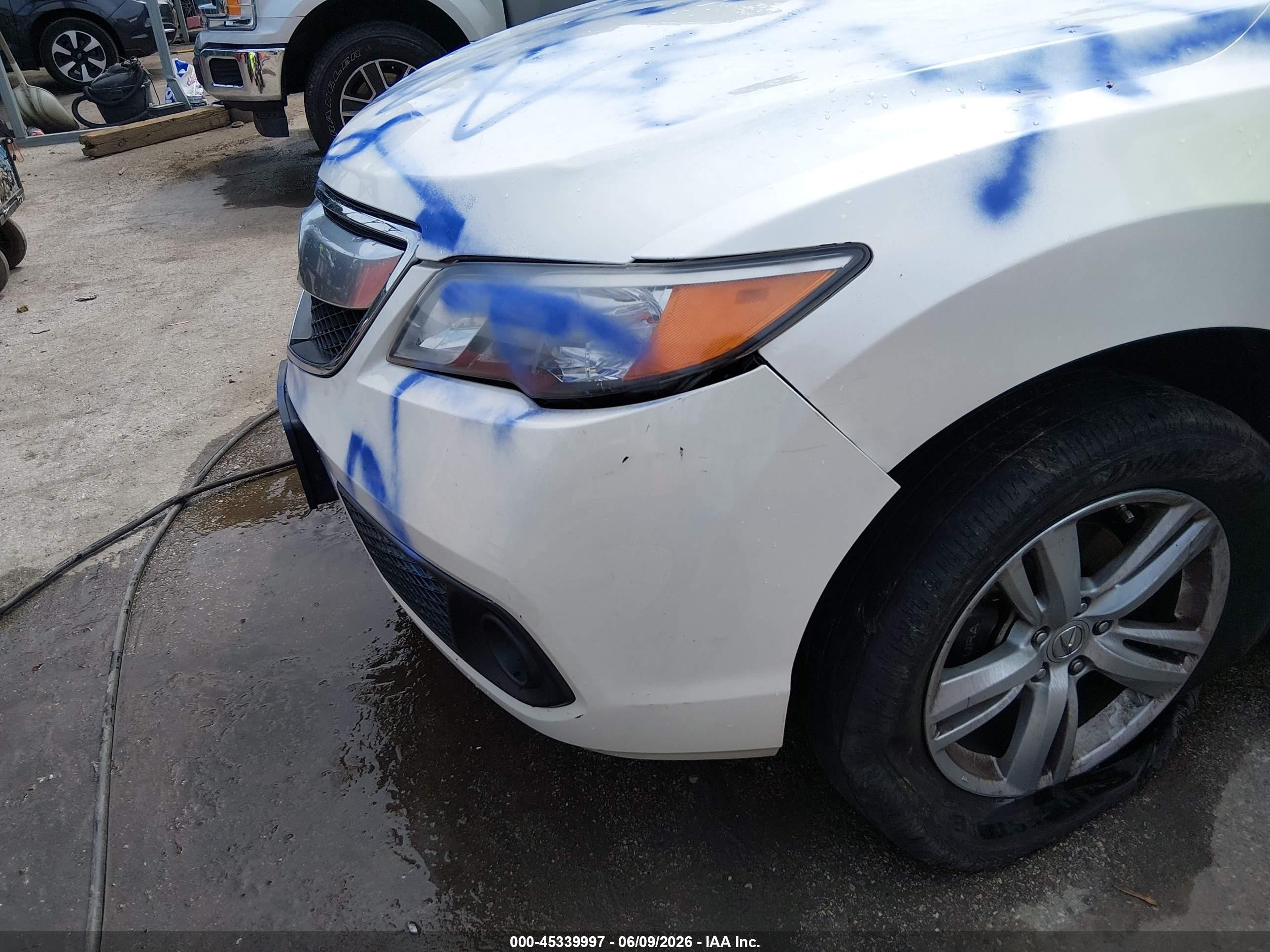 2013 Acura Rdx White vin: 5J8TB4H5XDL012743