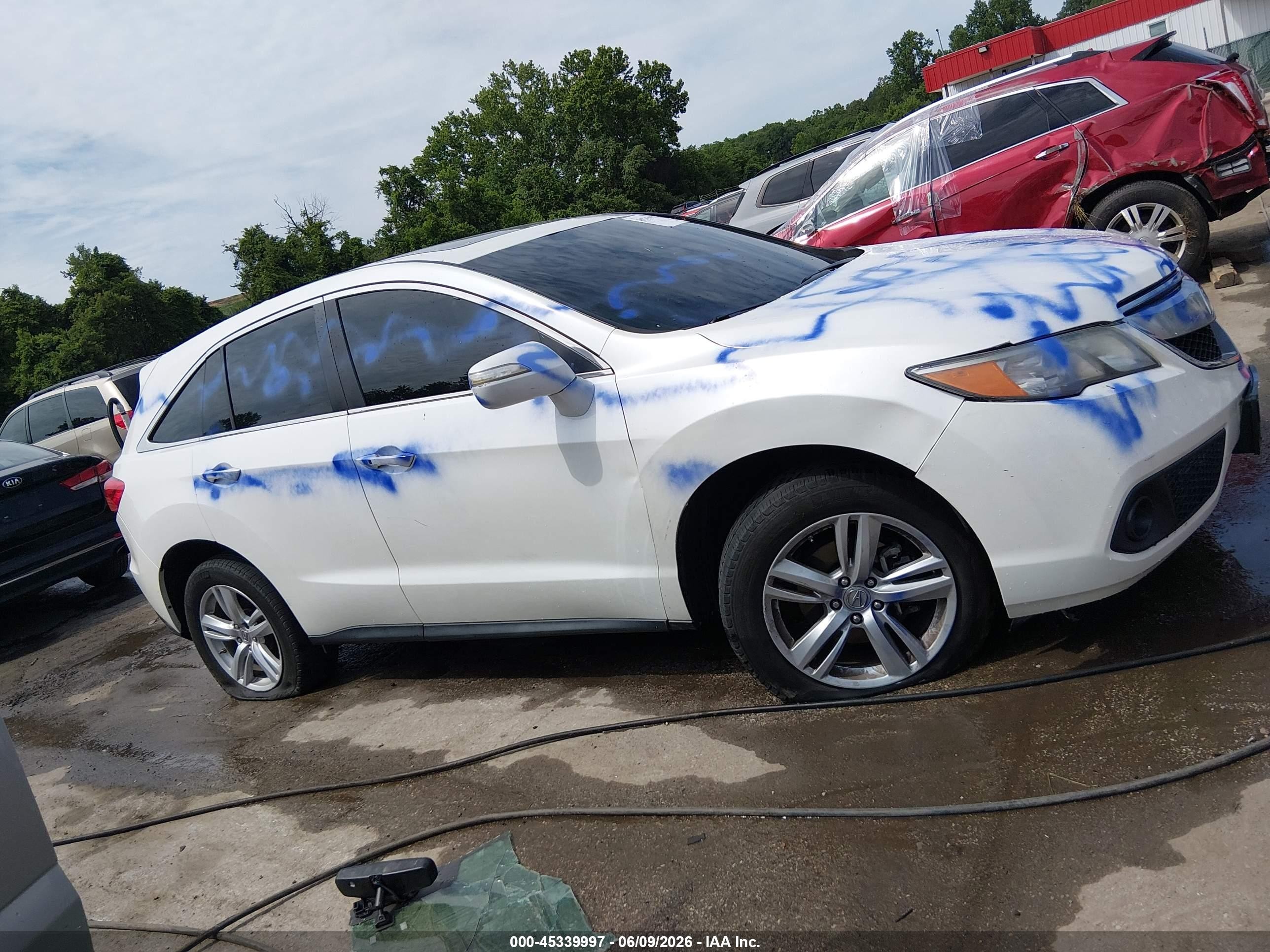 2013 Acura Rdx White vin: 5J8TB4H5XDL012743