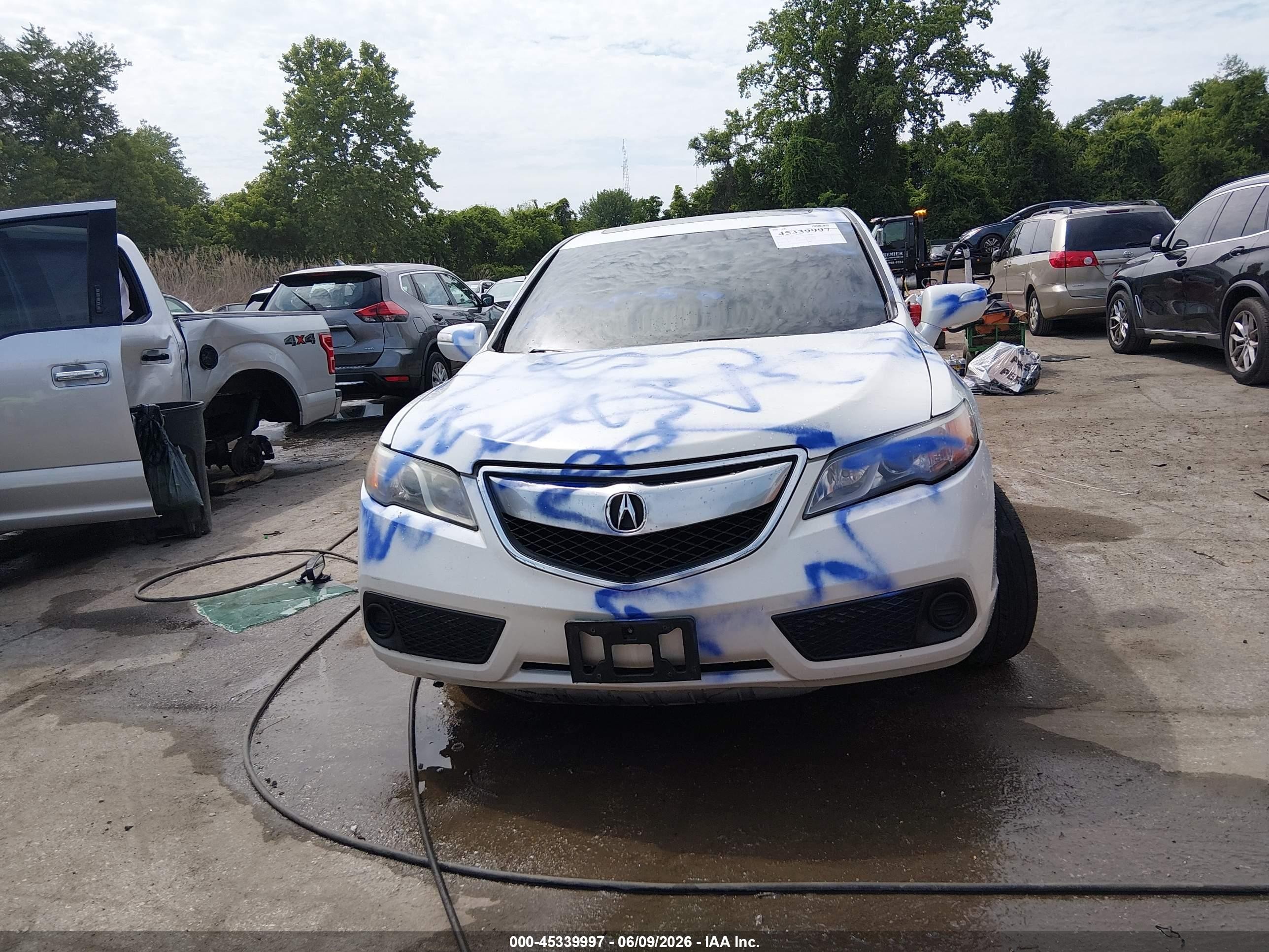 2013 Acura Rdx White vin: 5J8TB4H5XDL012743