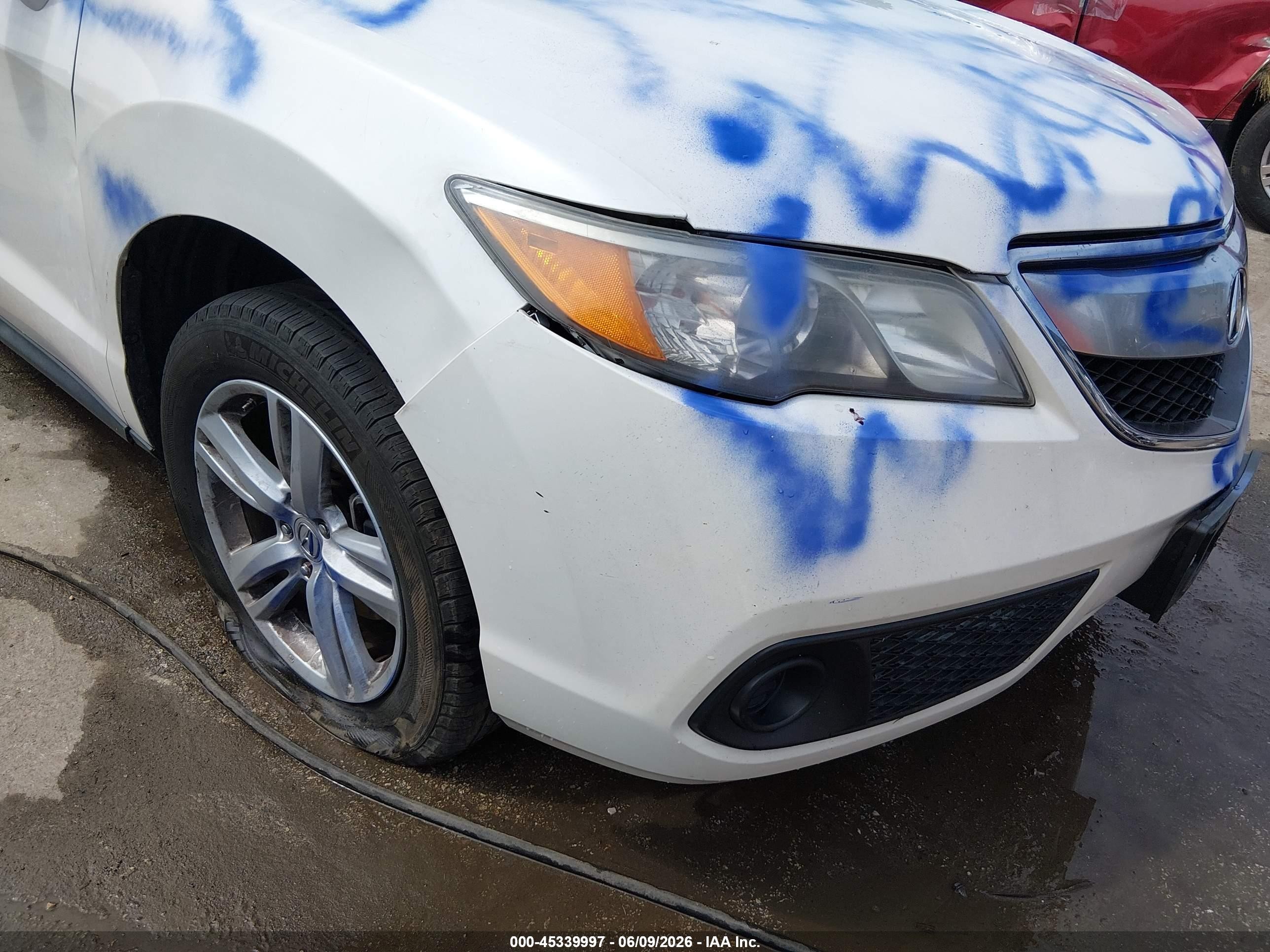 2013 Acura Rdx White vin: 5J8TB4H5XDL012743