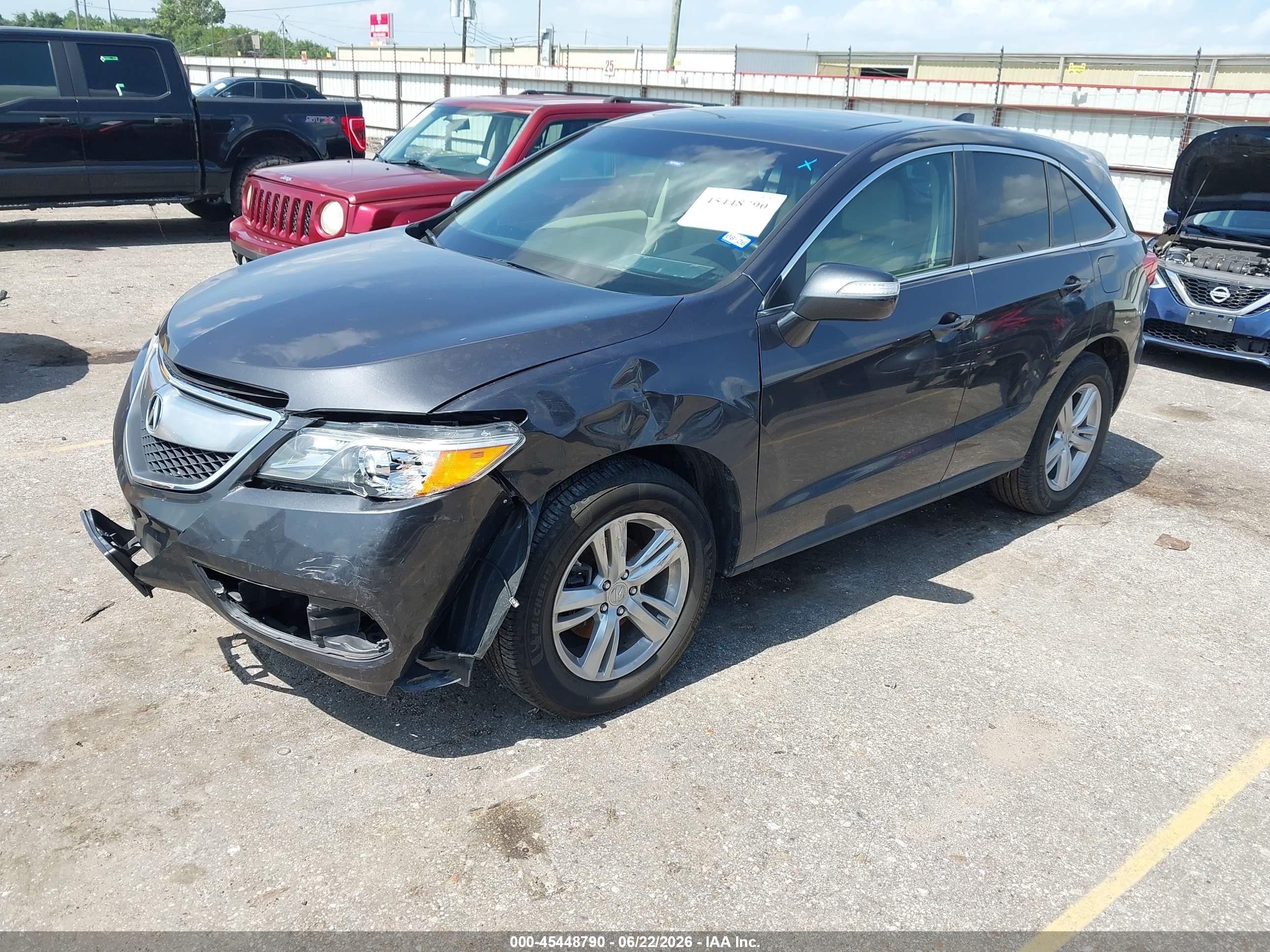 2014 Acura Rdx   Gray vin: 5J8TB4H5XEL008077