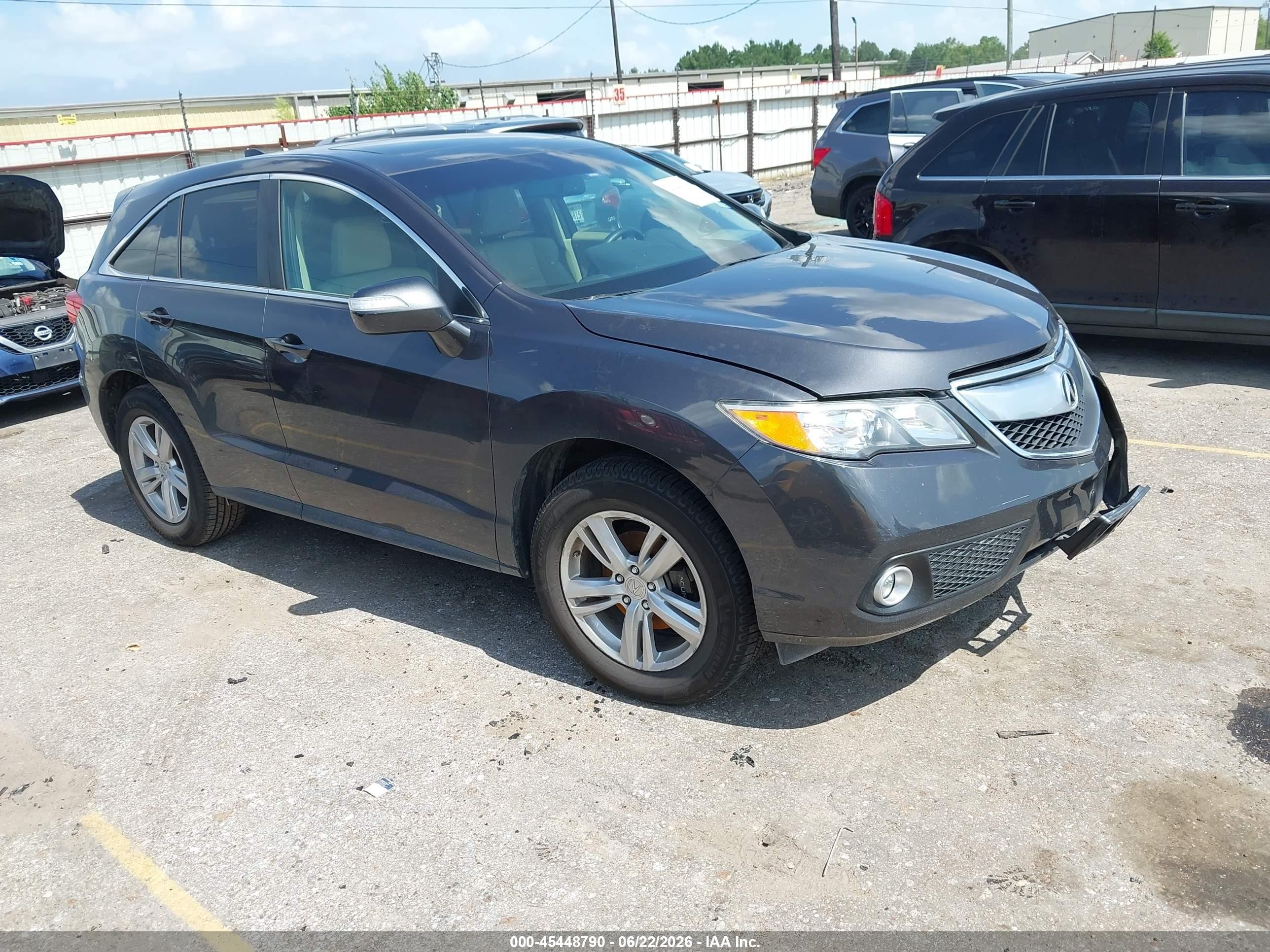 2014 Acura Rdx   Gray vin: 5J8TB4H5XEL008077