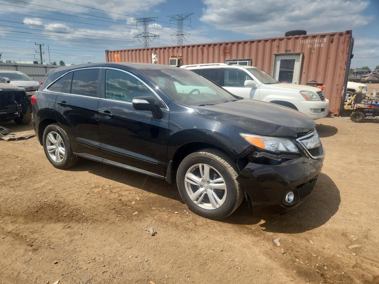 2014 Acura Rdx Technology Black vin: 5J8TB4H5XEL017622