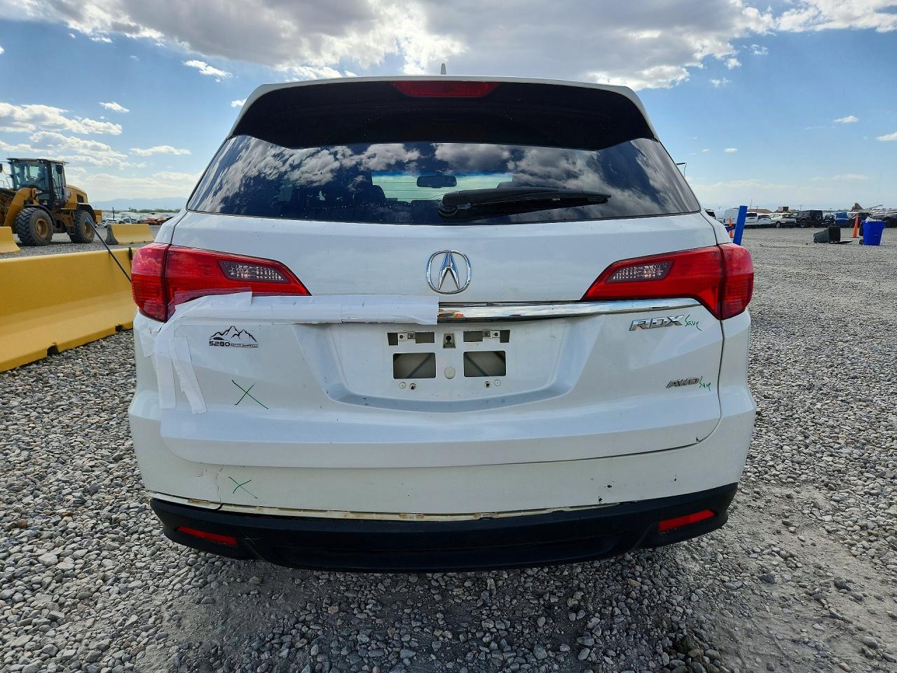 2014 Acura Rdx Technology White vin: 5J8TB4H5XEL024893