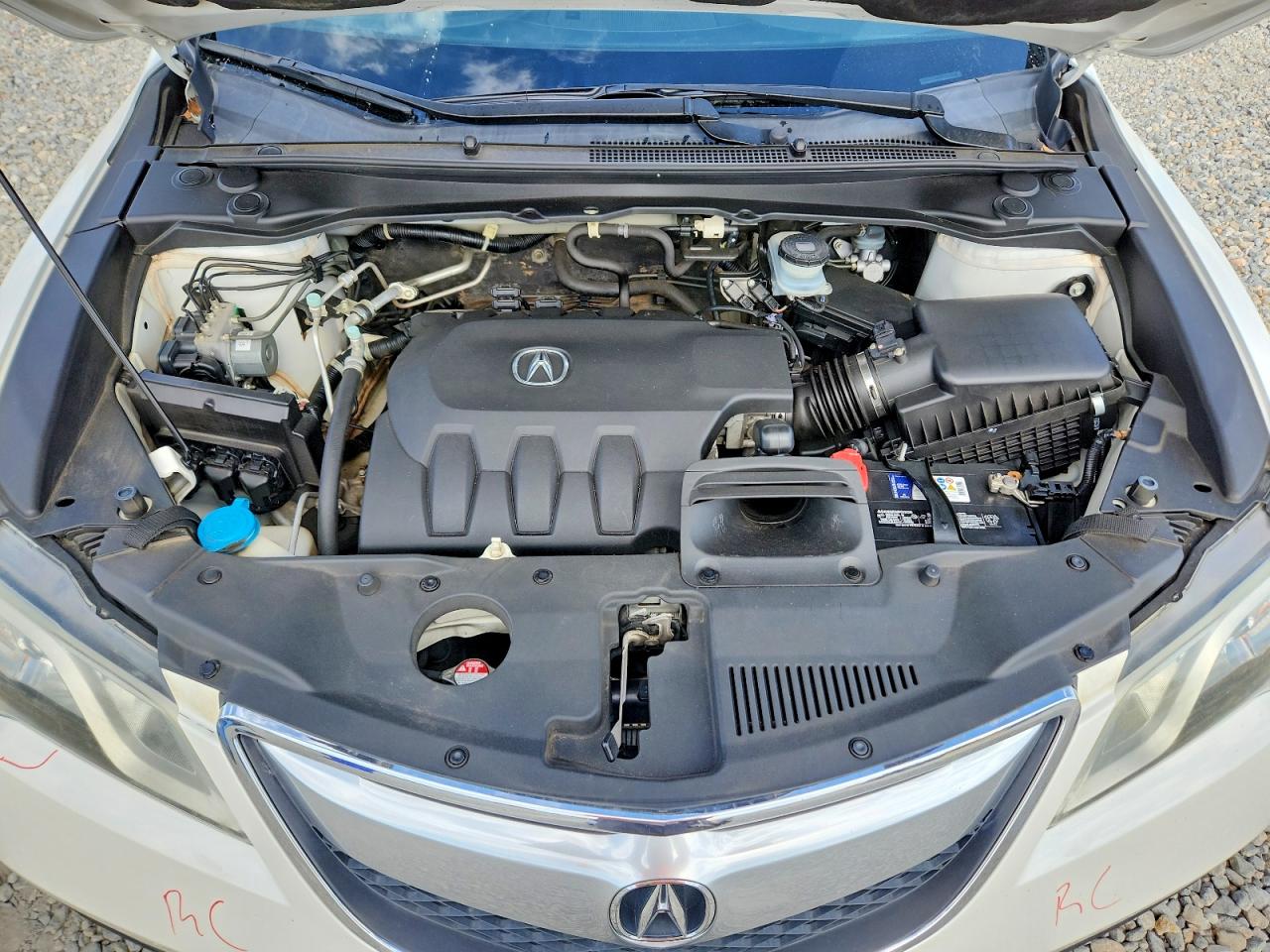 2014 Acura Rdx Technology White vin: 5J8TB4H5XEL024893