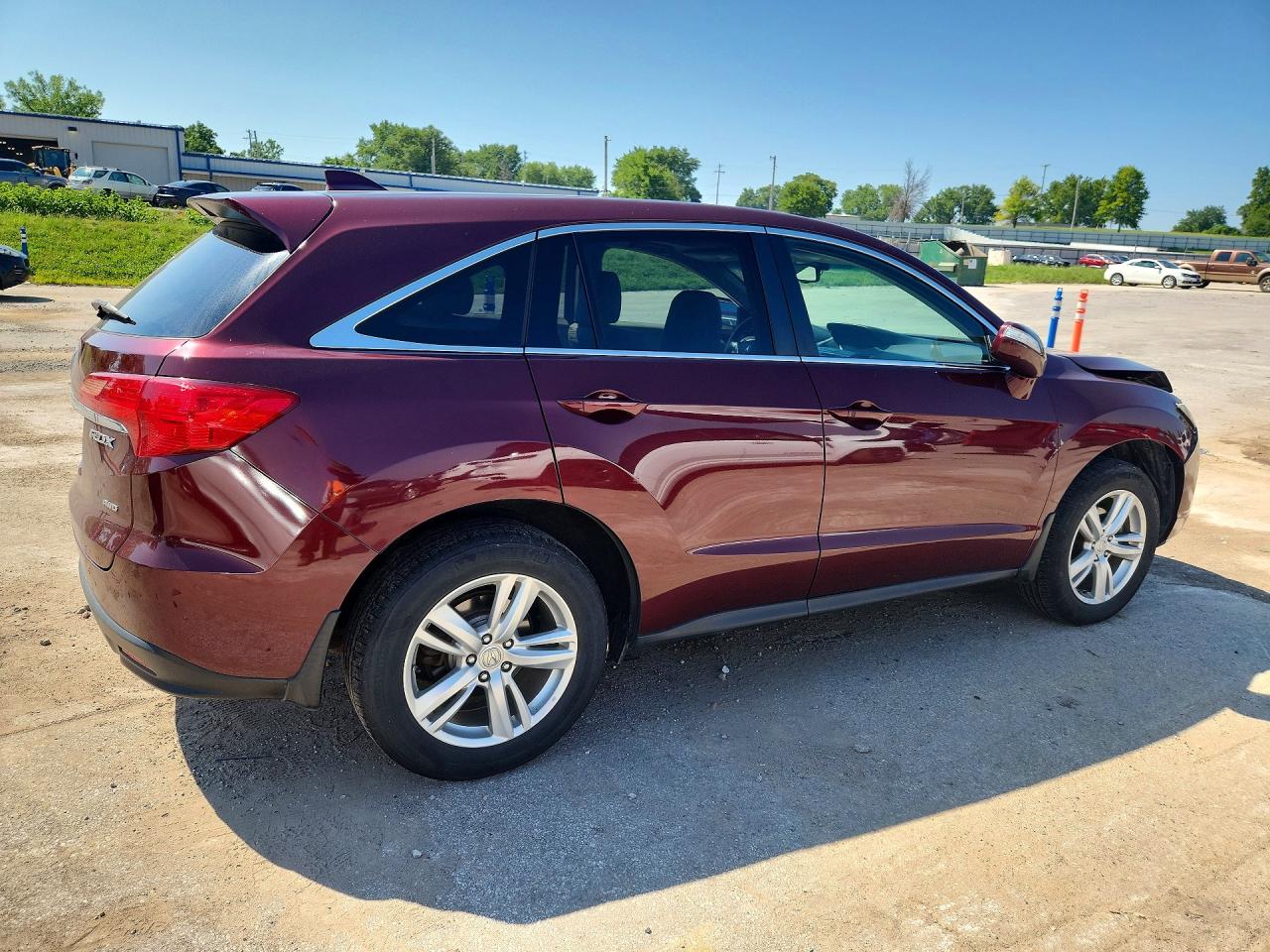 2015 Acura Rdx Technology Burgundy vin: 5J8TB4H5XFL026922