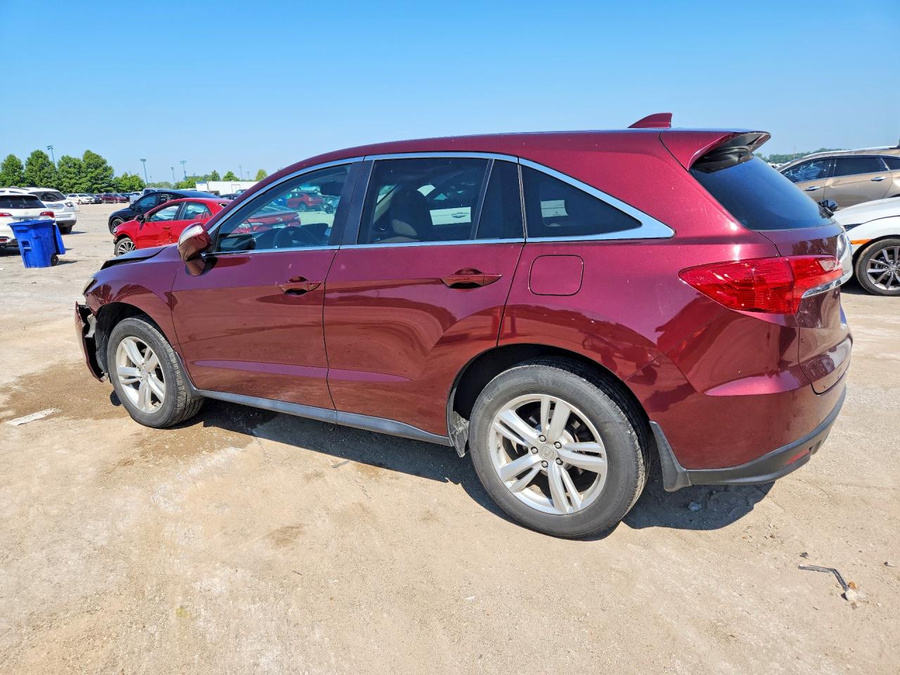 2015 Acura Rdx Technology Burgundy vin: 5J8TB4H5XFL026922