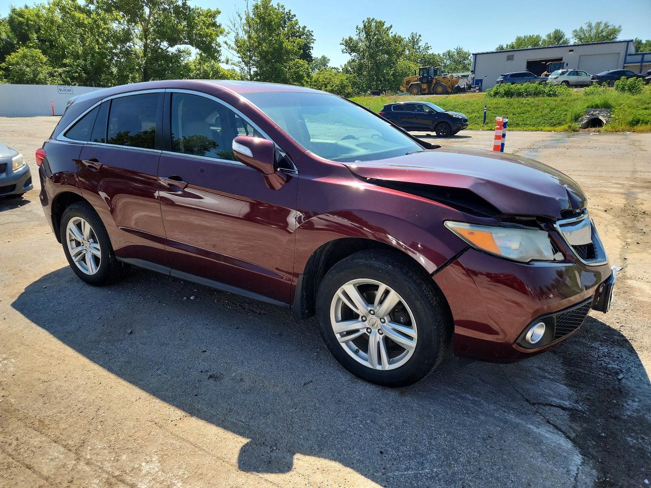 2015 Acura Rdx Technology Burgundy vin: 5J8TB4H5XFL026922