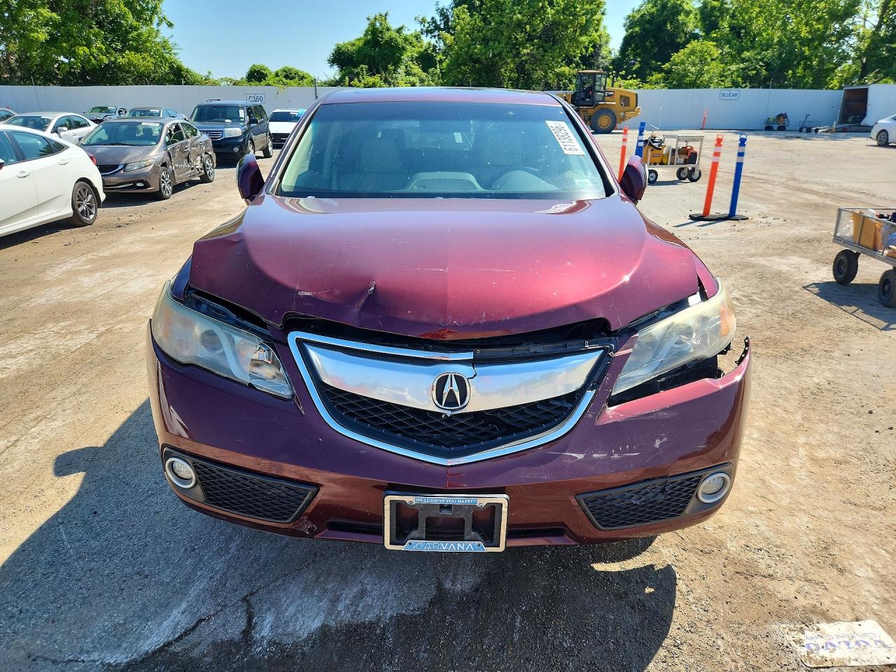 2015 Acura Rdx Technology Burgundy vin: 5J8TB4H5XFL026922
