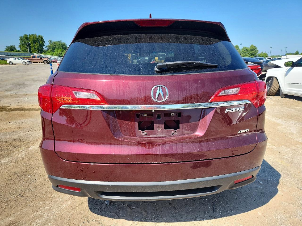 2015 Acura Rdx Technology Burgundy vin: 5J8TB4H5XFL026922